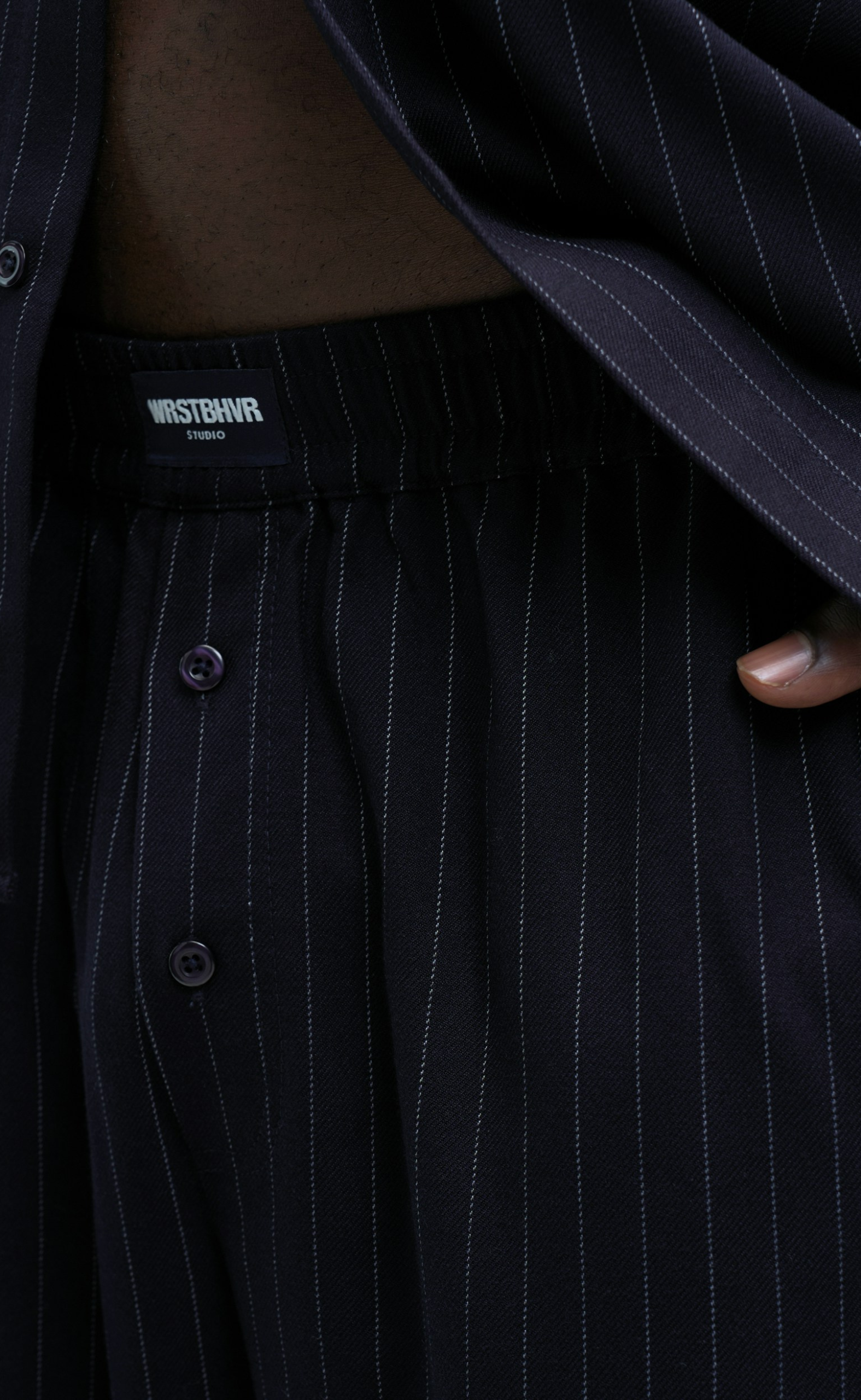 AMAL DARK BLUE PANTS