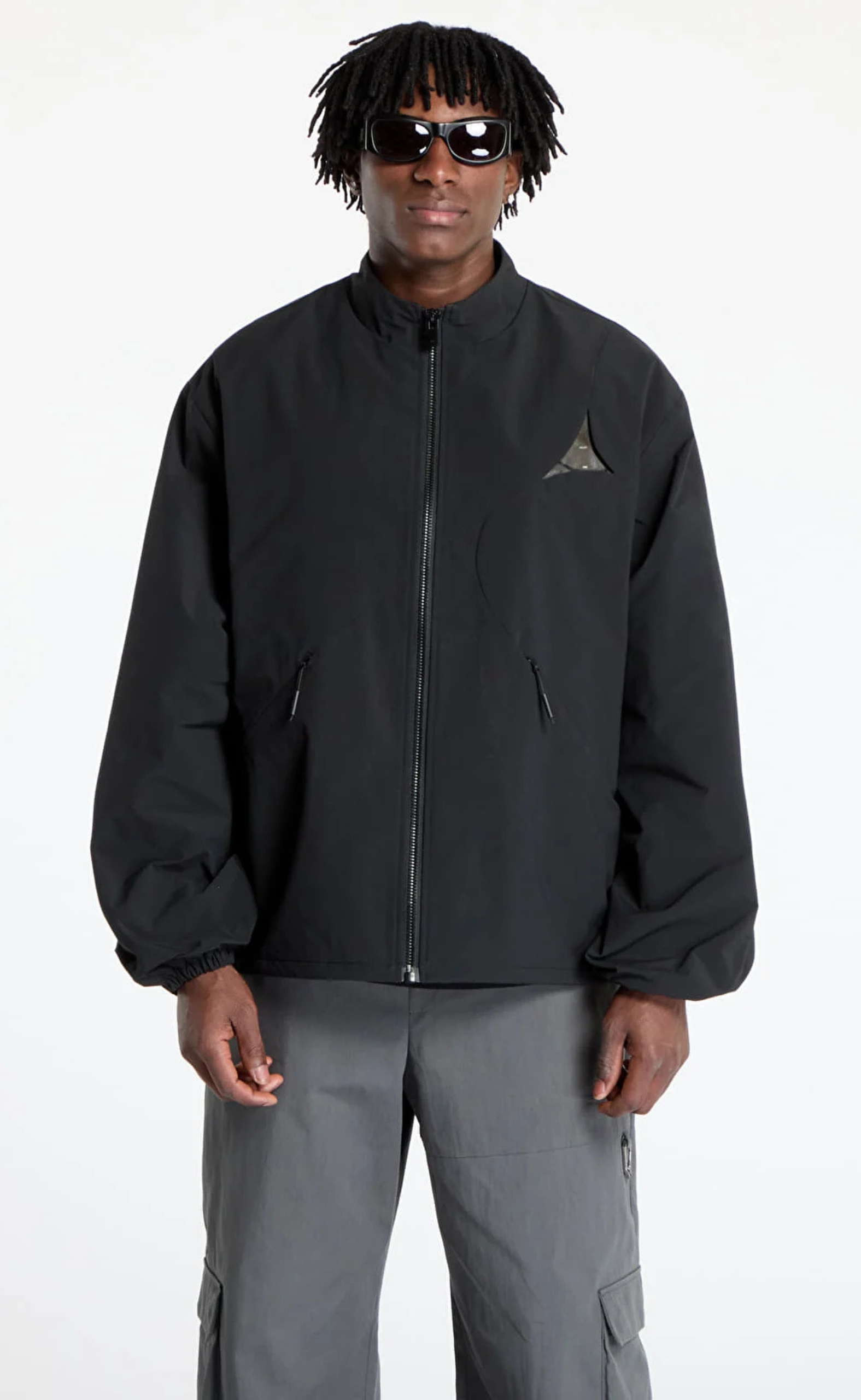 SURTSEY WINDBREAKER BLACK BLACK JACKET
