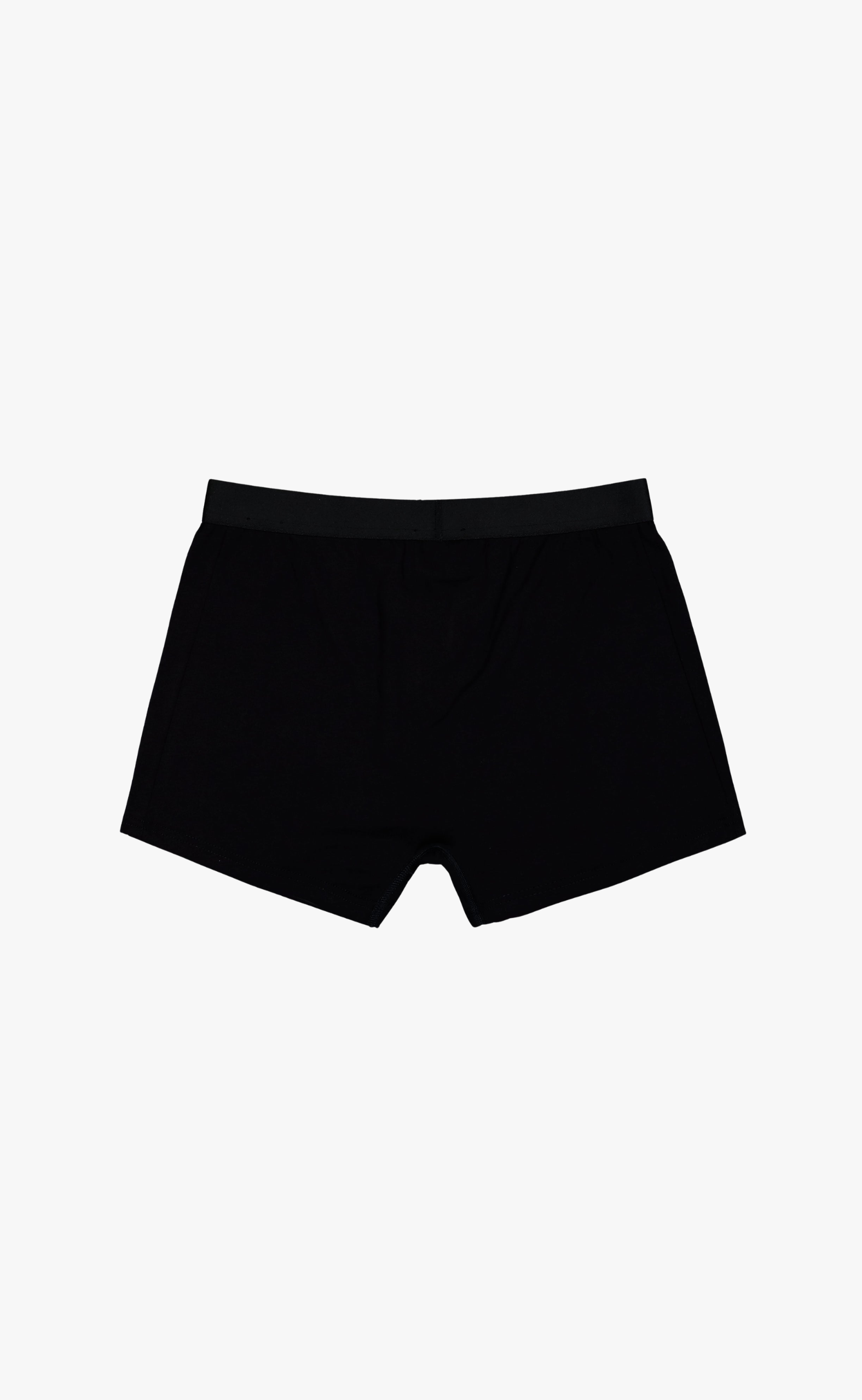 VETEMENTS WHITE LOGO BLACK BOXERS