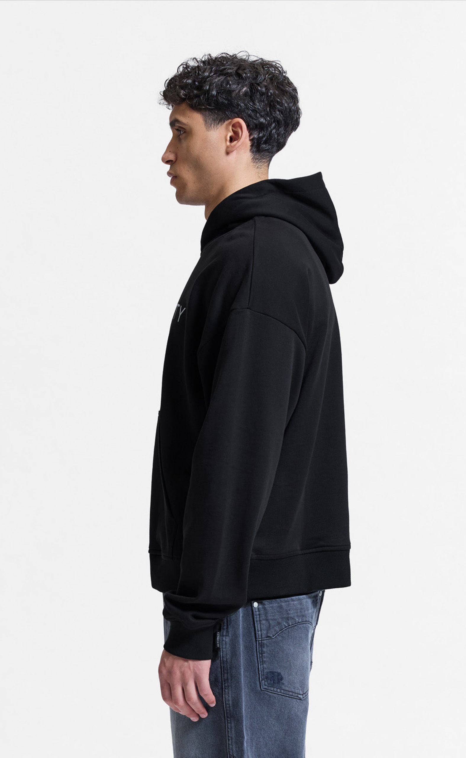 LOGO BLACK HOODIE