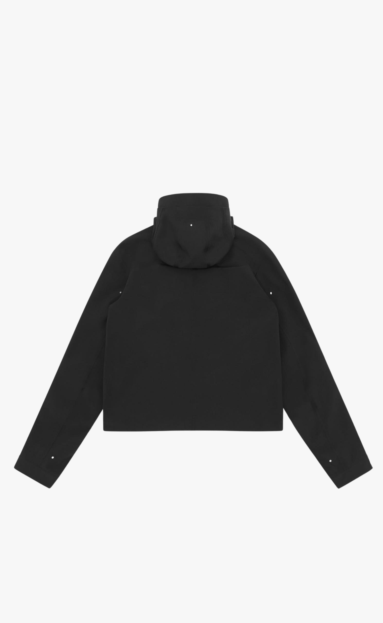 MOIRE TECHNICAL BLACK JACKET