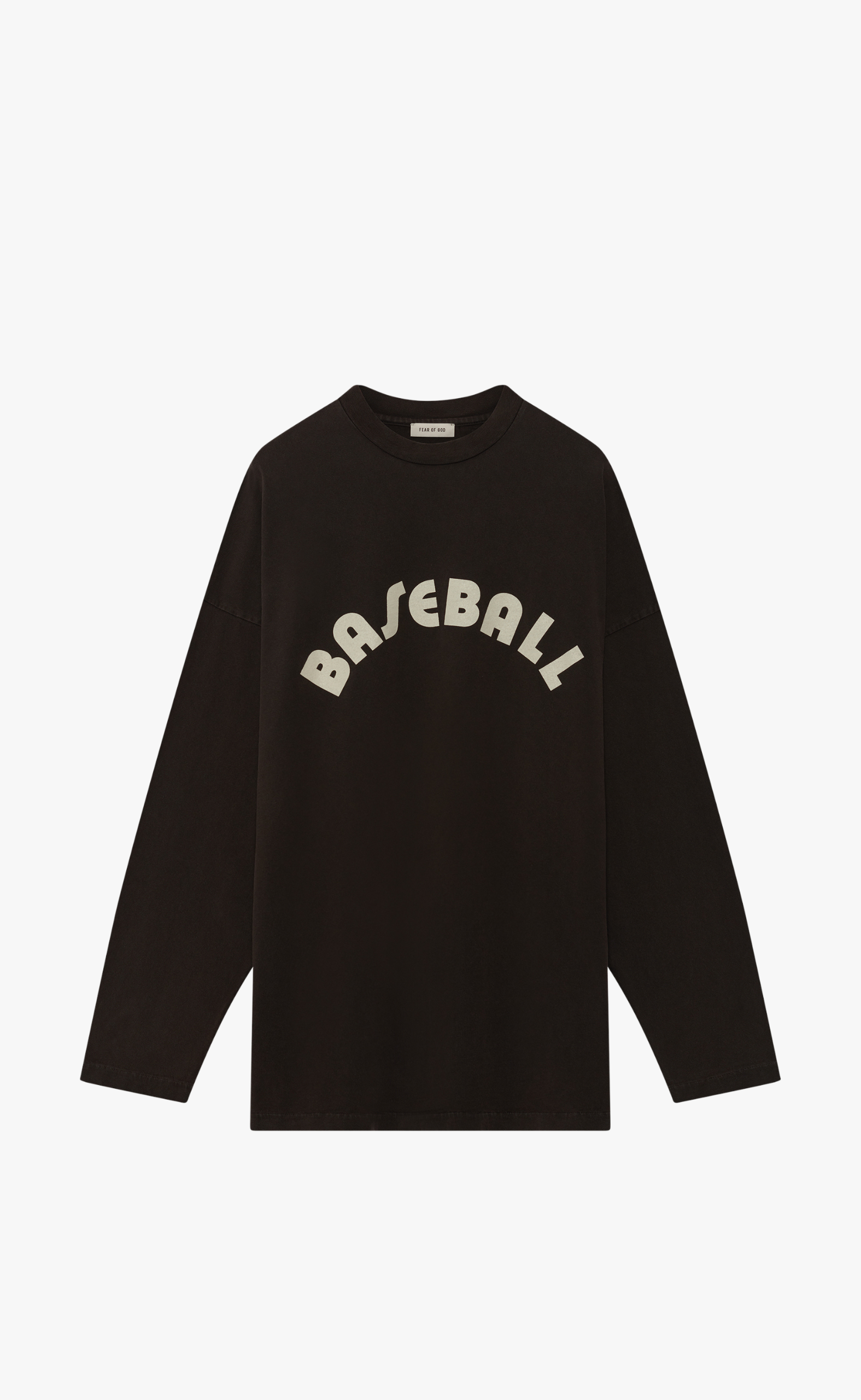 BASEBALL DARK BROWN LONGSLEEVE
