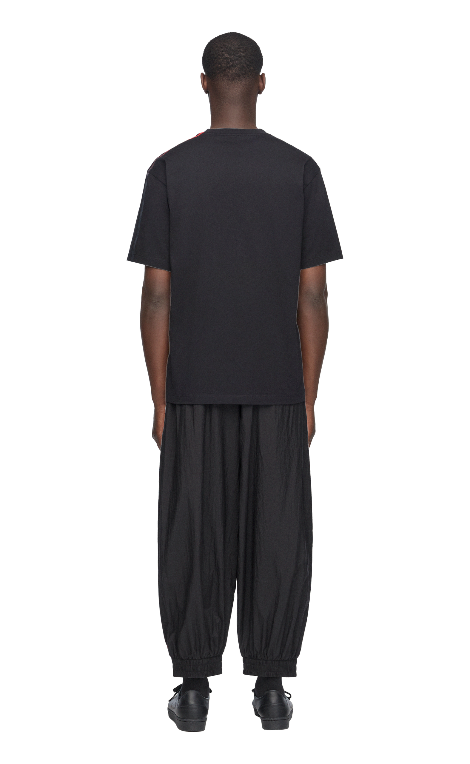 Y-3 GRADIENT STRIPES BLACK T-SHIRT