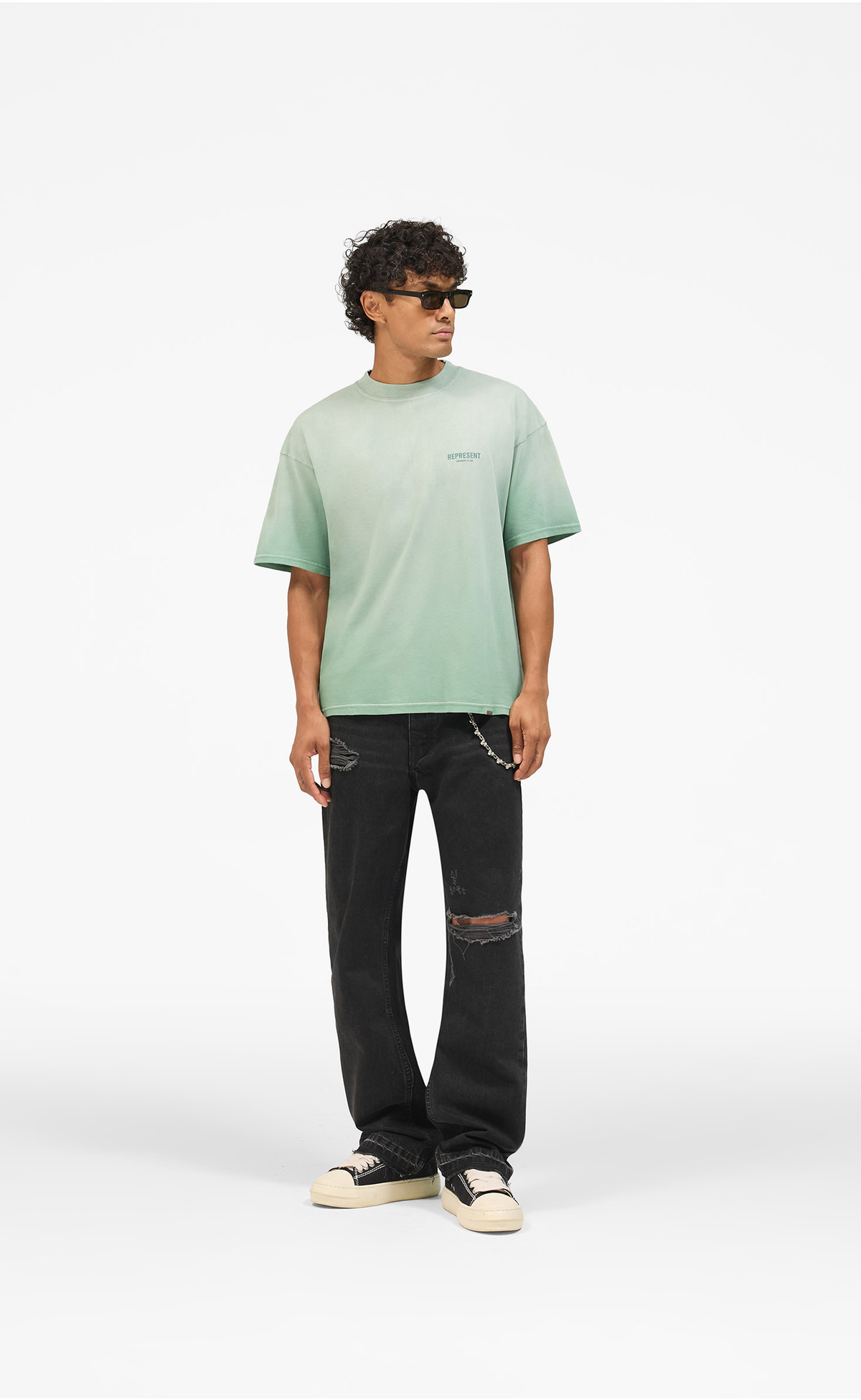 HEATON DENIM BLACK JEANS