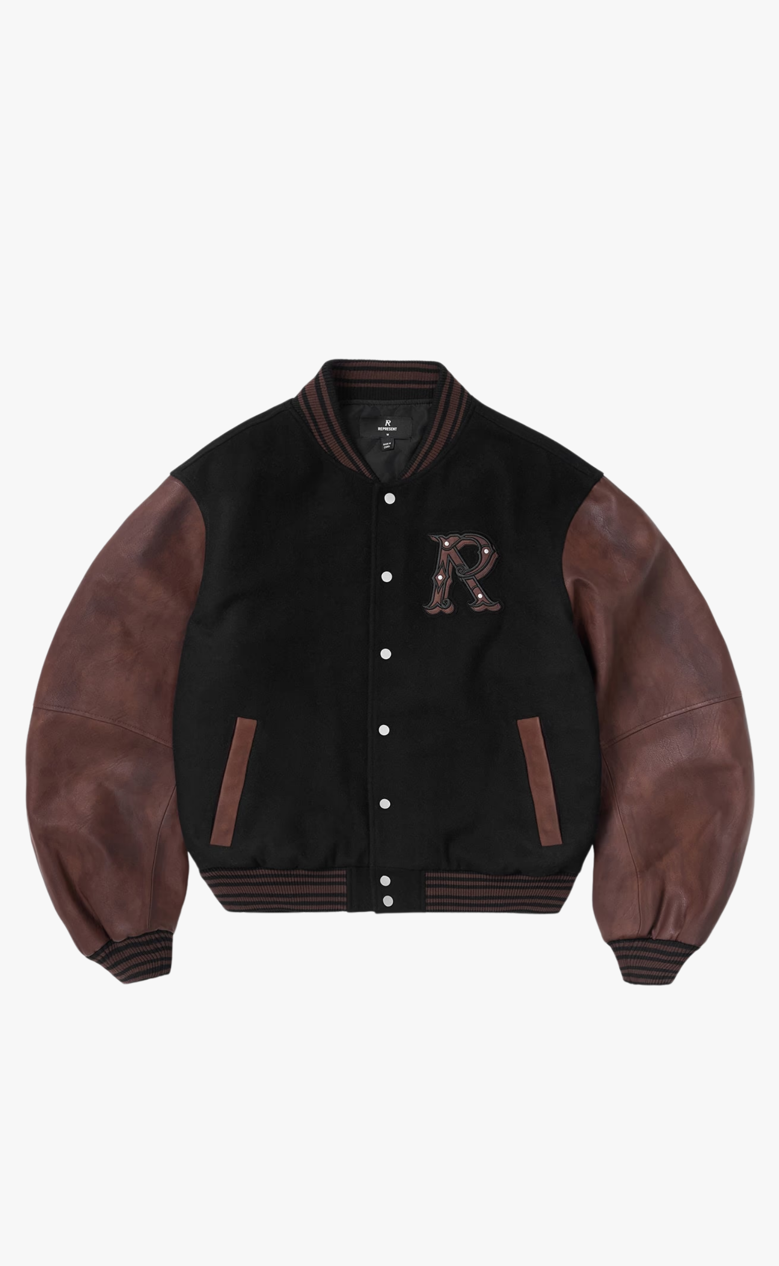 VARSITY JET BLACK JACKET