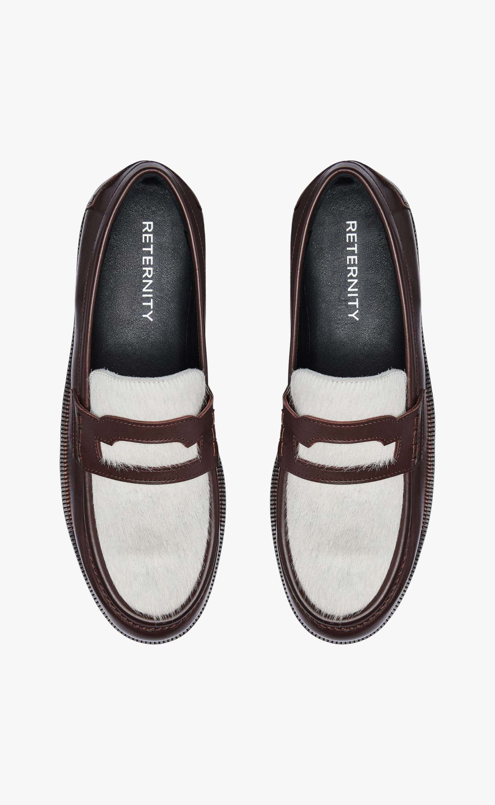 LE METROPOLITAIN BROWN WHITE LOAFER