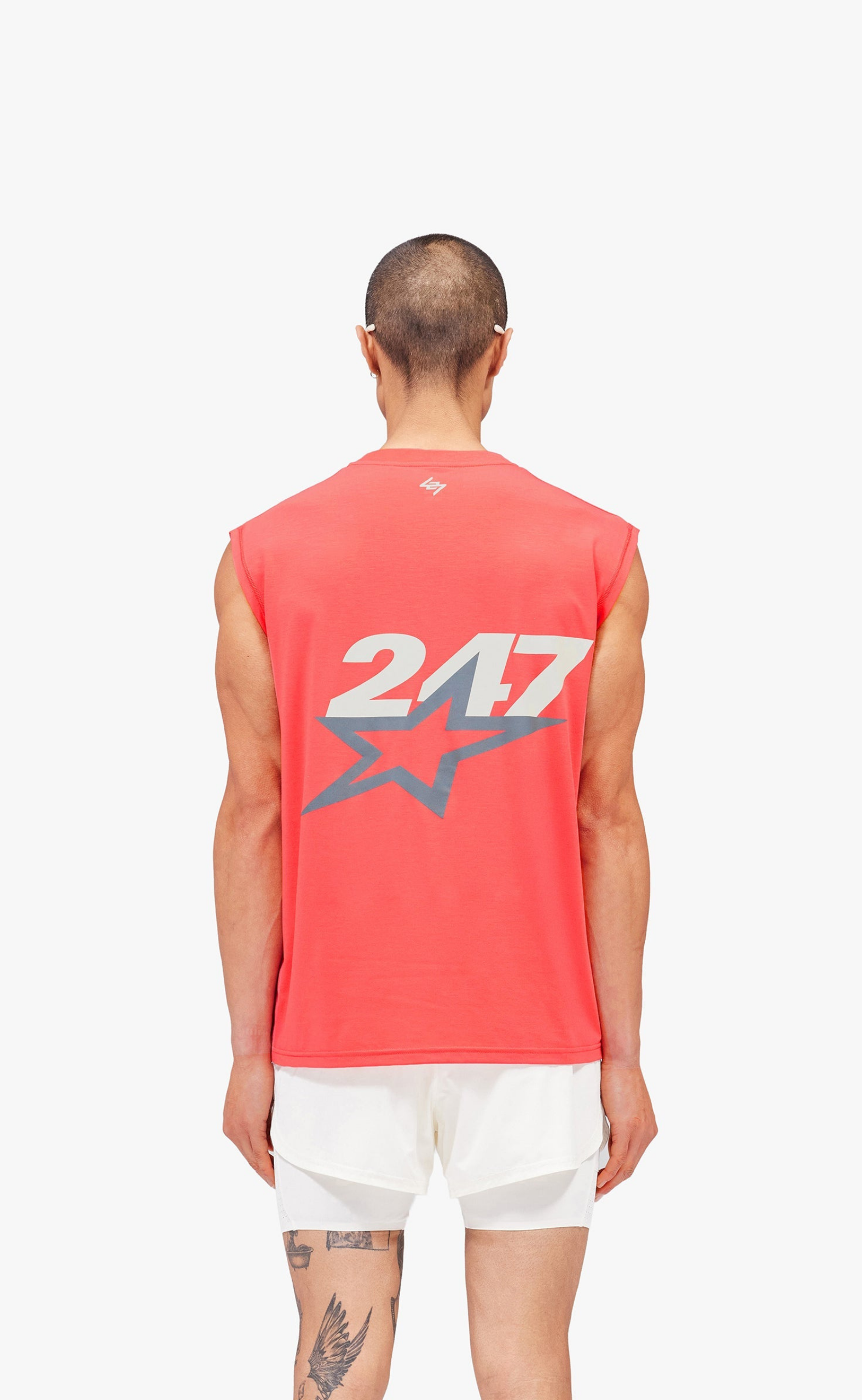 TEAM 247 STAR OS RACING RED TANK TOP
