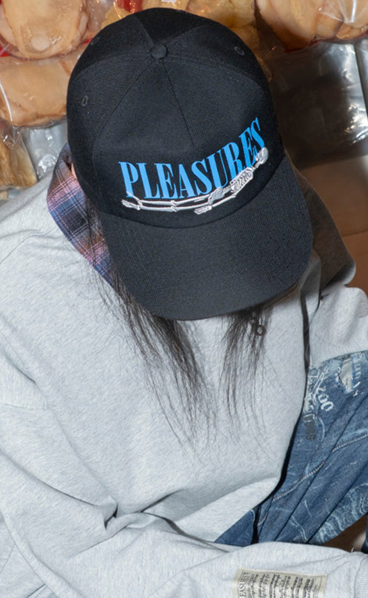 BONES SNAPBACK BLACK HAT