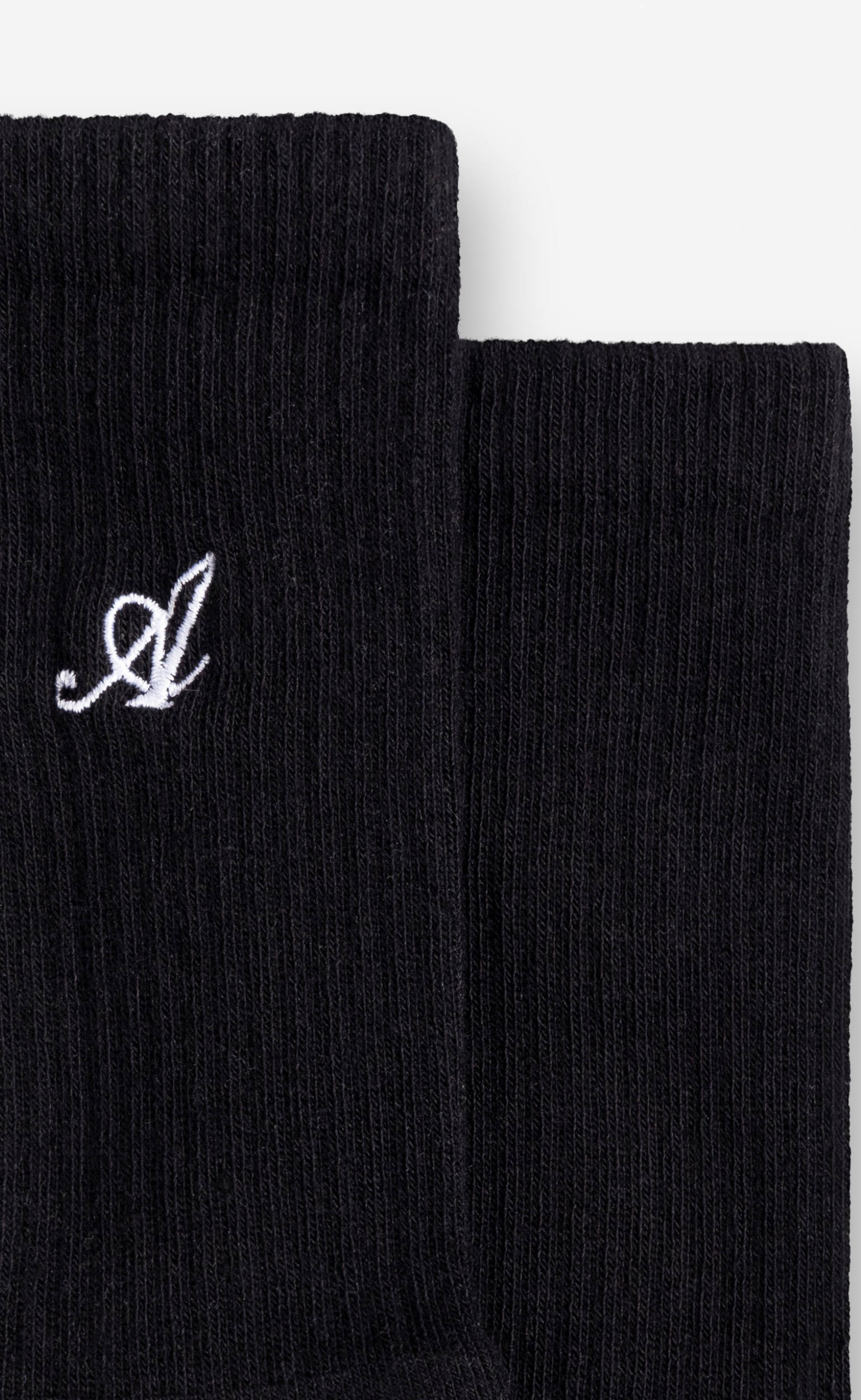 SIGNATURE BLACK SOCKS