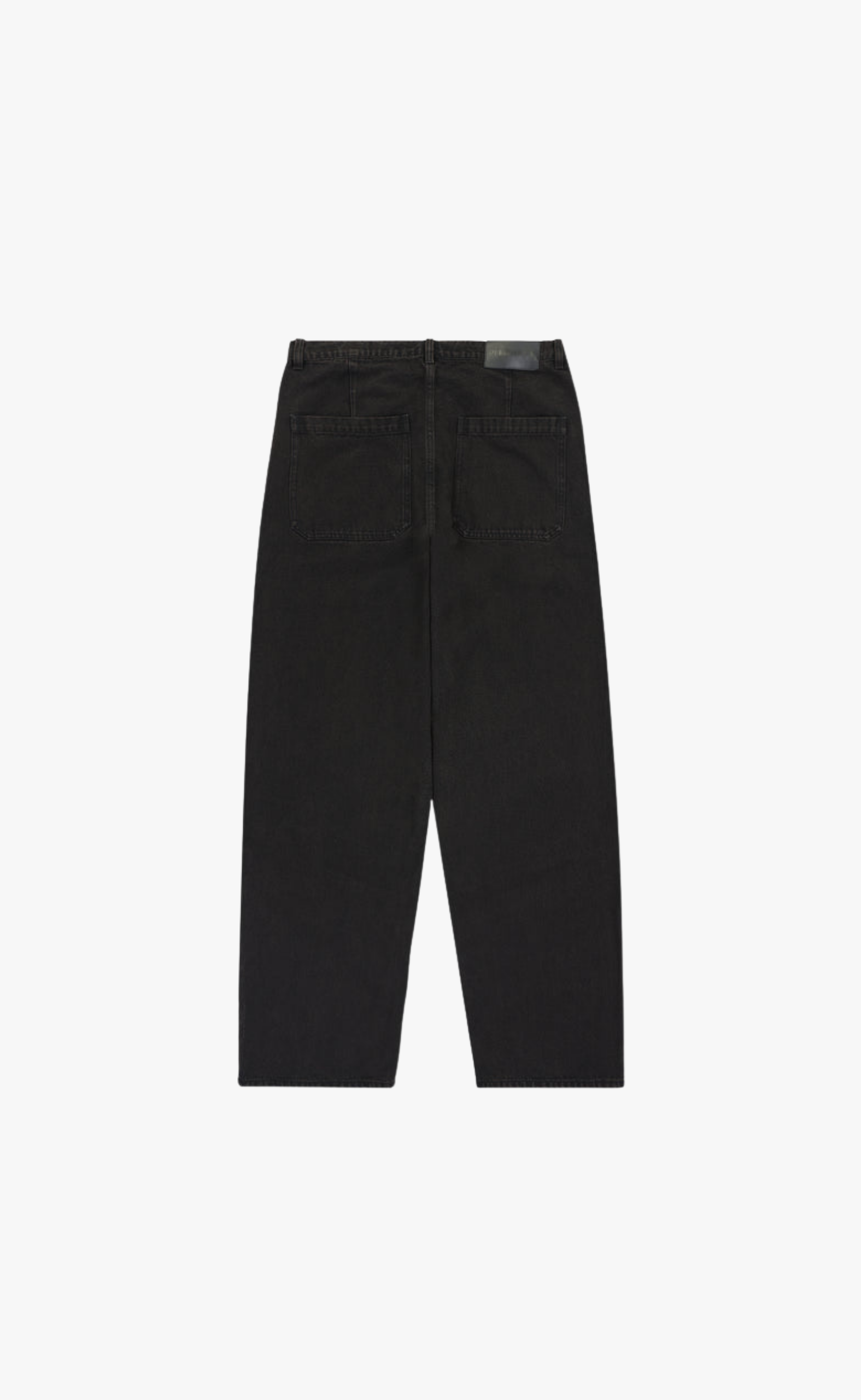 OIL BAGGY BROWN JEANS