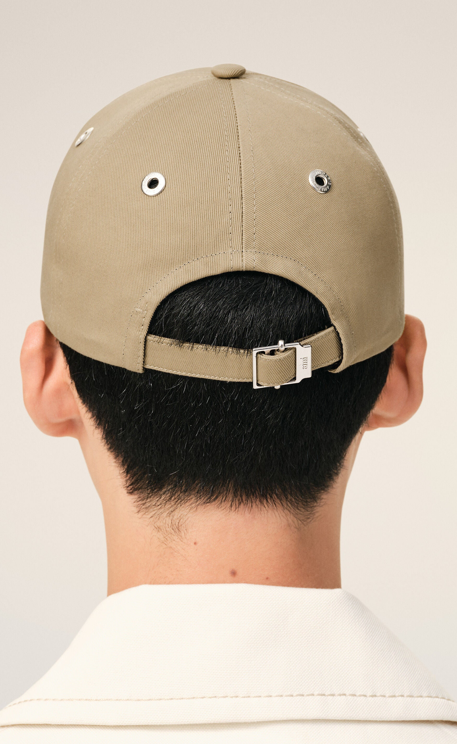 AMI DE COEUR EMBROIDERY TAUPE HAT