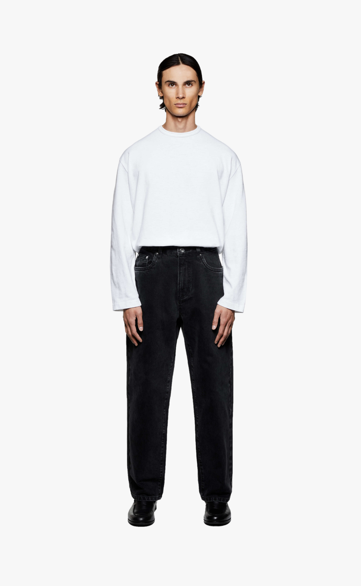 DENIM CLASSIC BLACK WASH JEANS