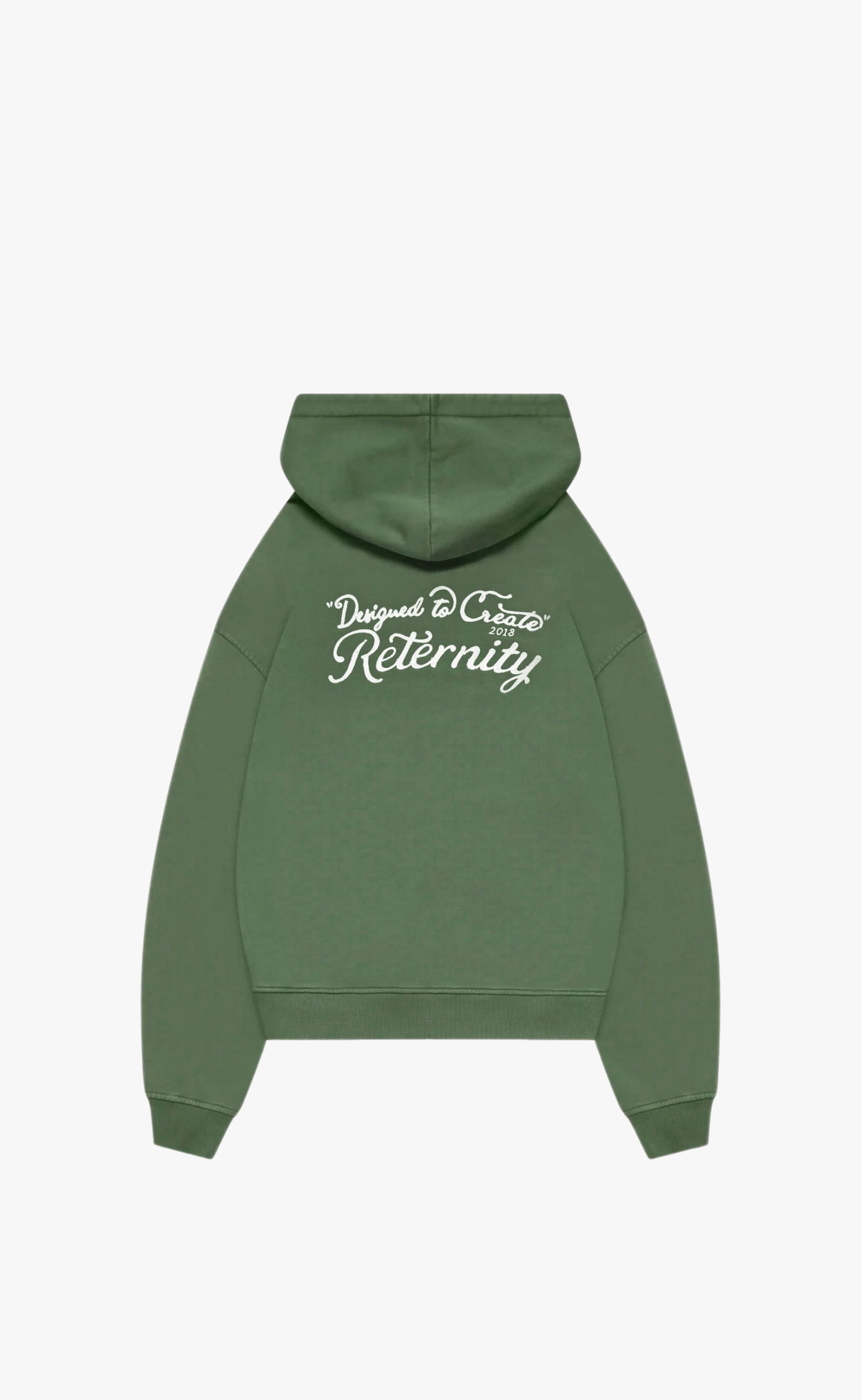 DESIGNED TO CREATE GREEN HOODIE