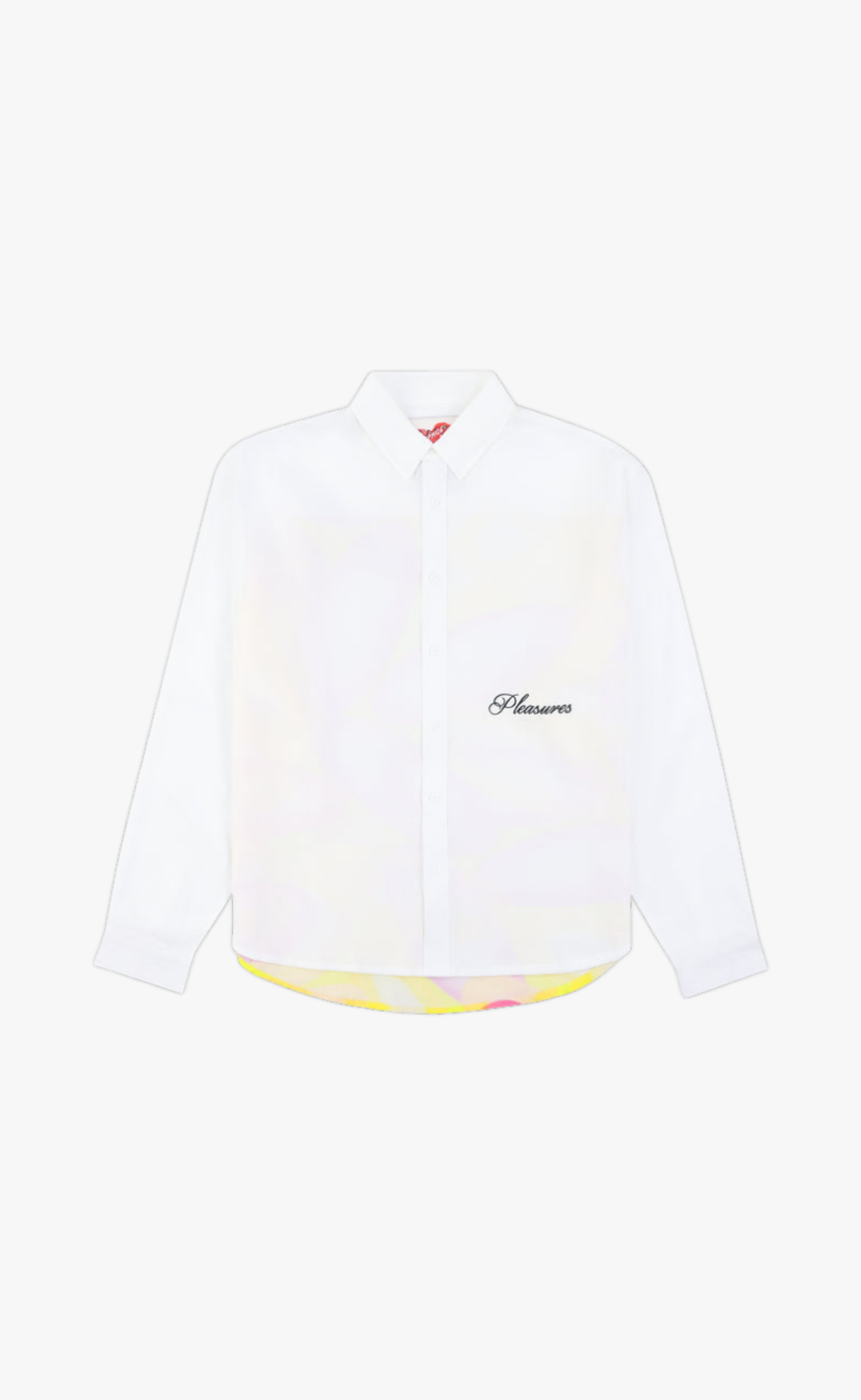 PILULE BUTTON UP WHITE SHIRT