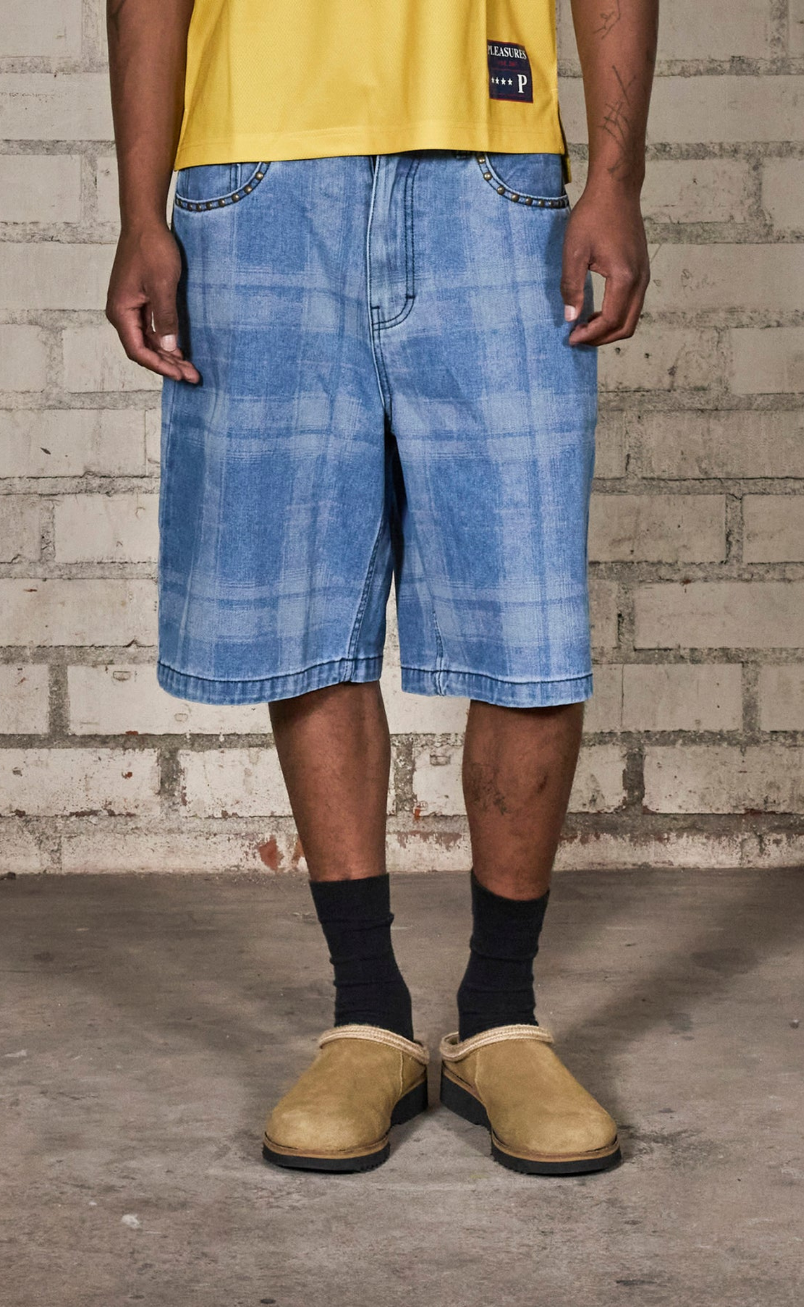 EXPERIMENT INDIGO SHORTS
