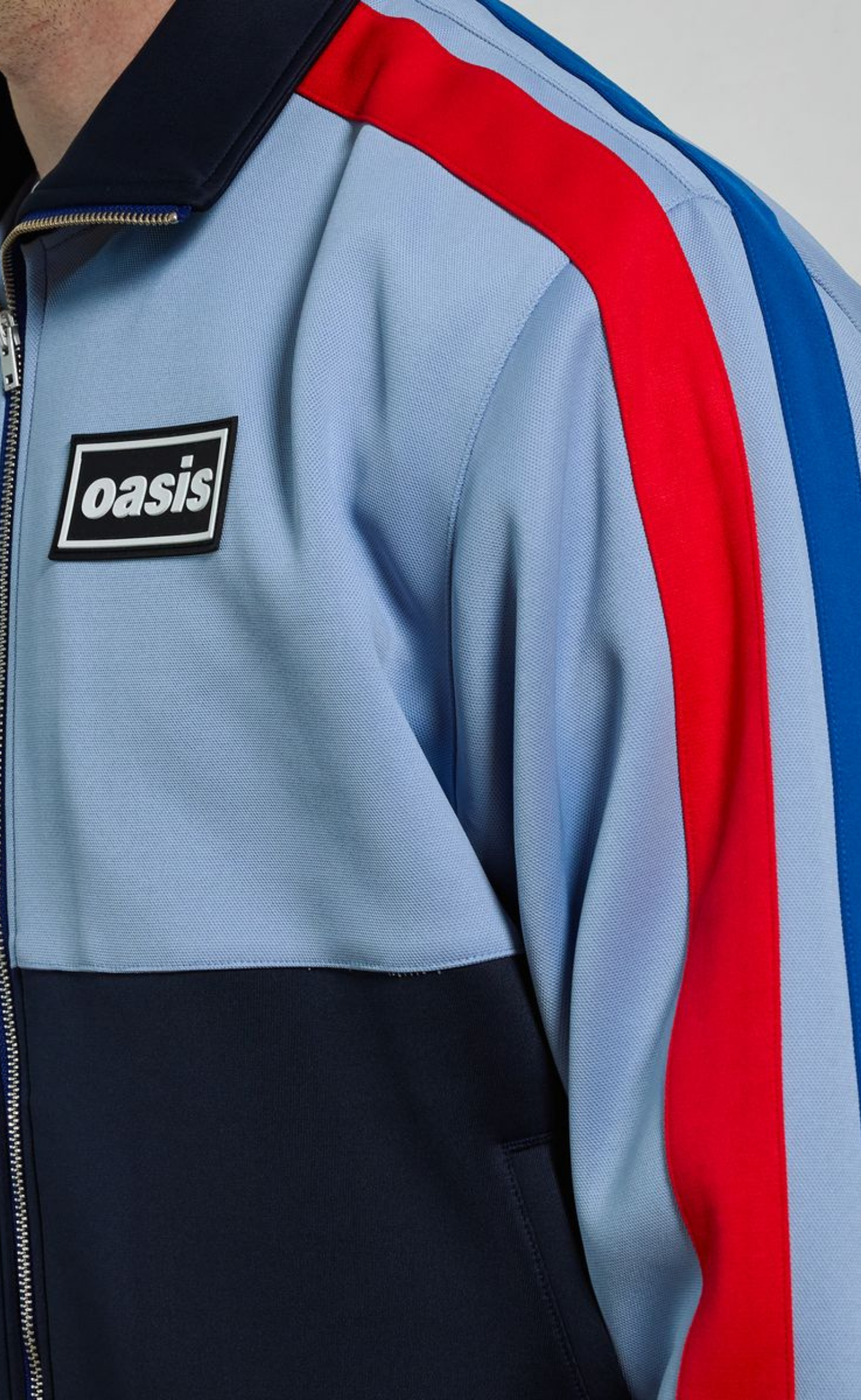 FOREVER POWDER BLUE TRACK JACKET