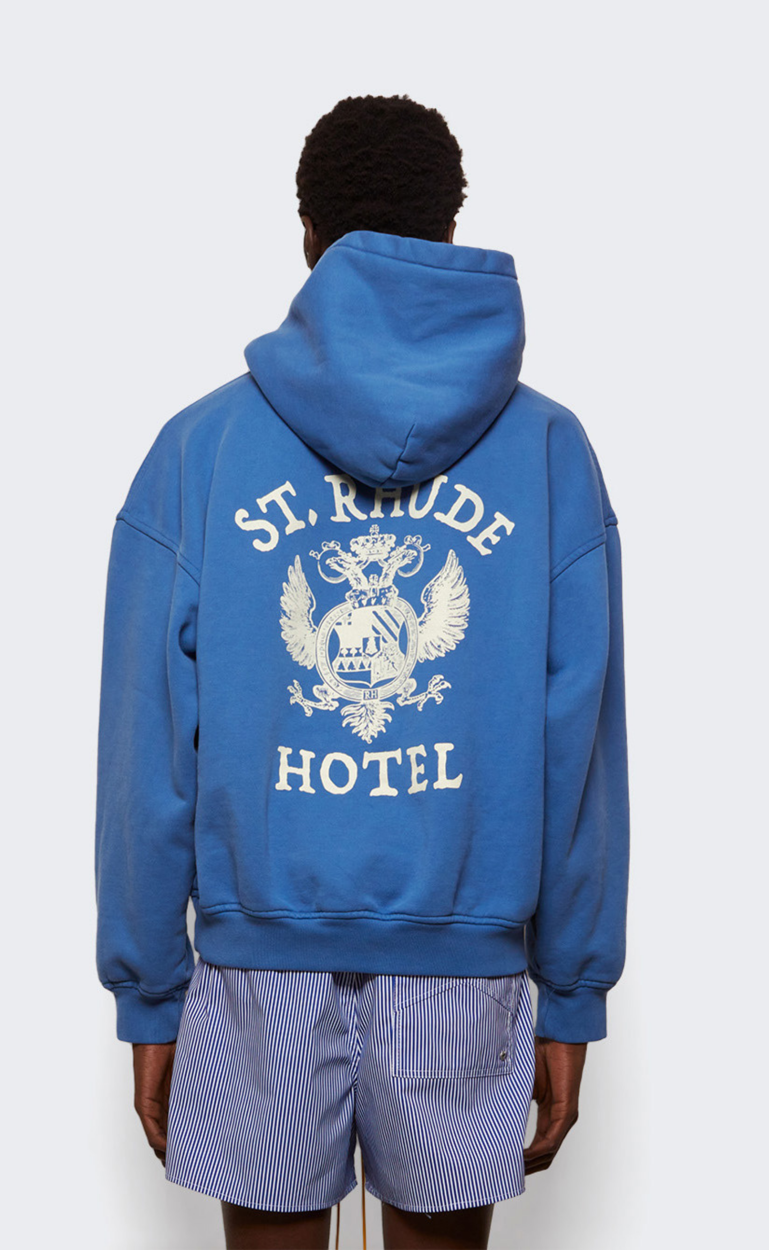 ST. RHUDE SEAL ROYAL BLUE HOODIE