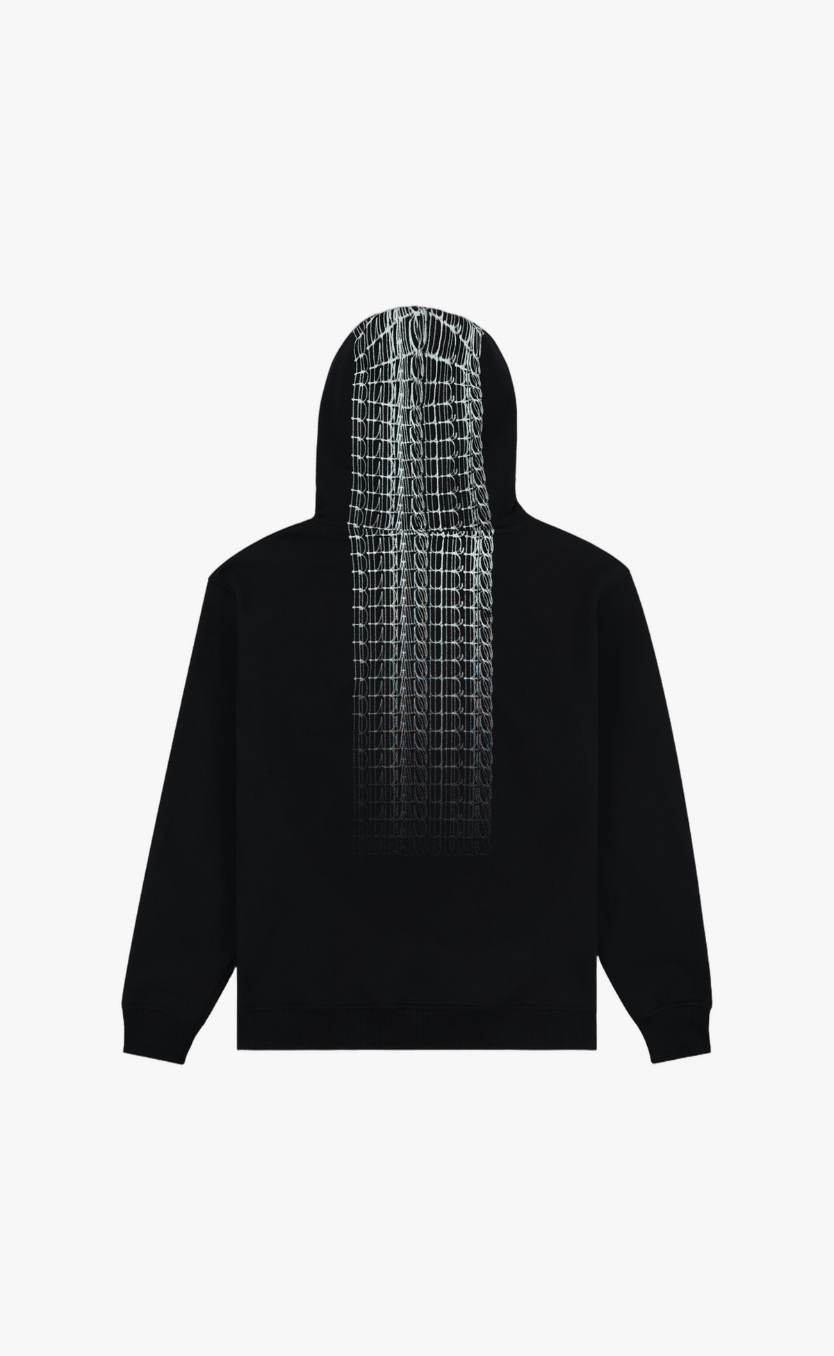 BLURRED BLACK HOODIE