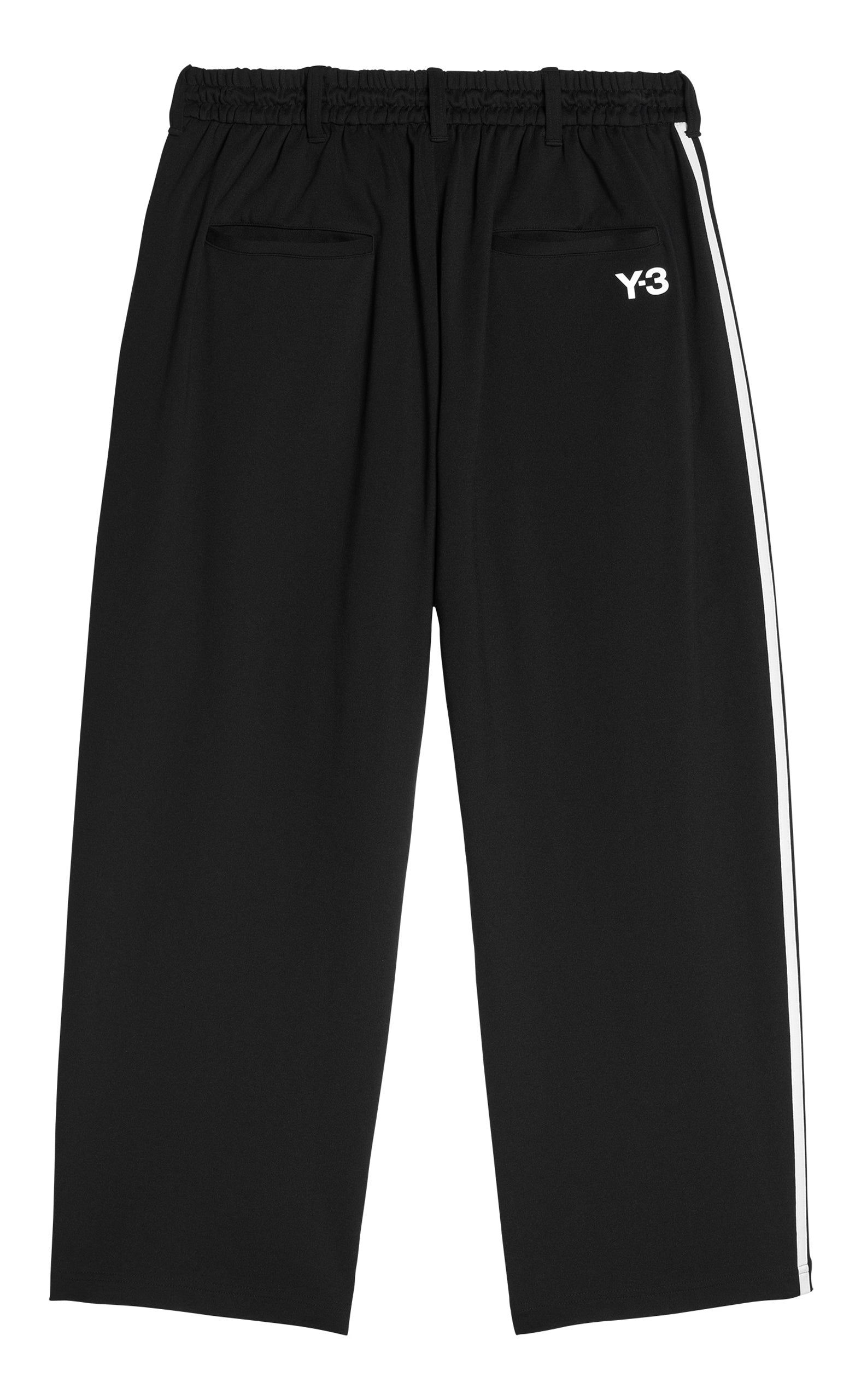 3-STRIPES TRACK BACK LOGO BLACK PANTS