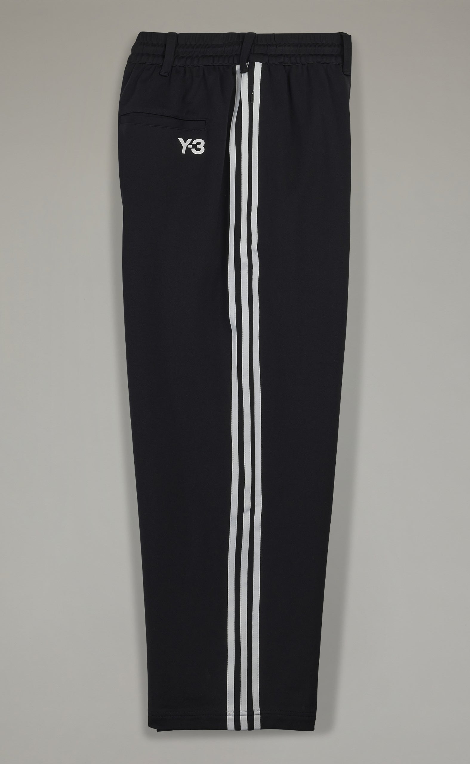 3-STRIPES TRACK BACK LOGO BLACK PANTS