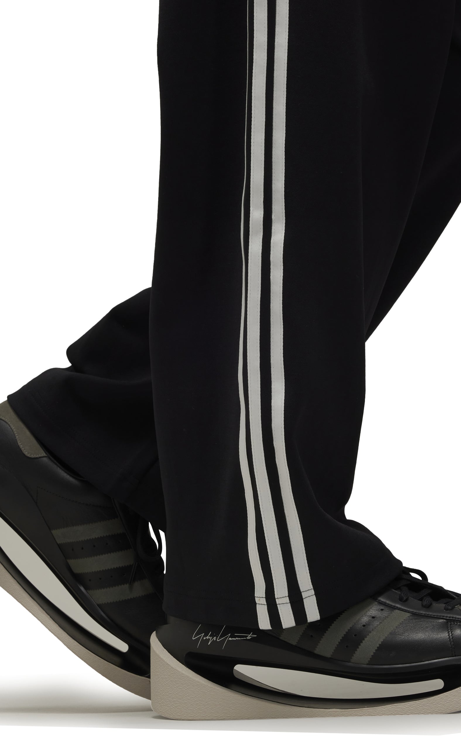 3-STRIPES TRACK BACK LOGO BLACK PANTS