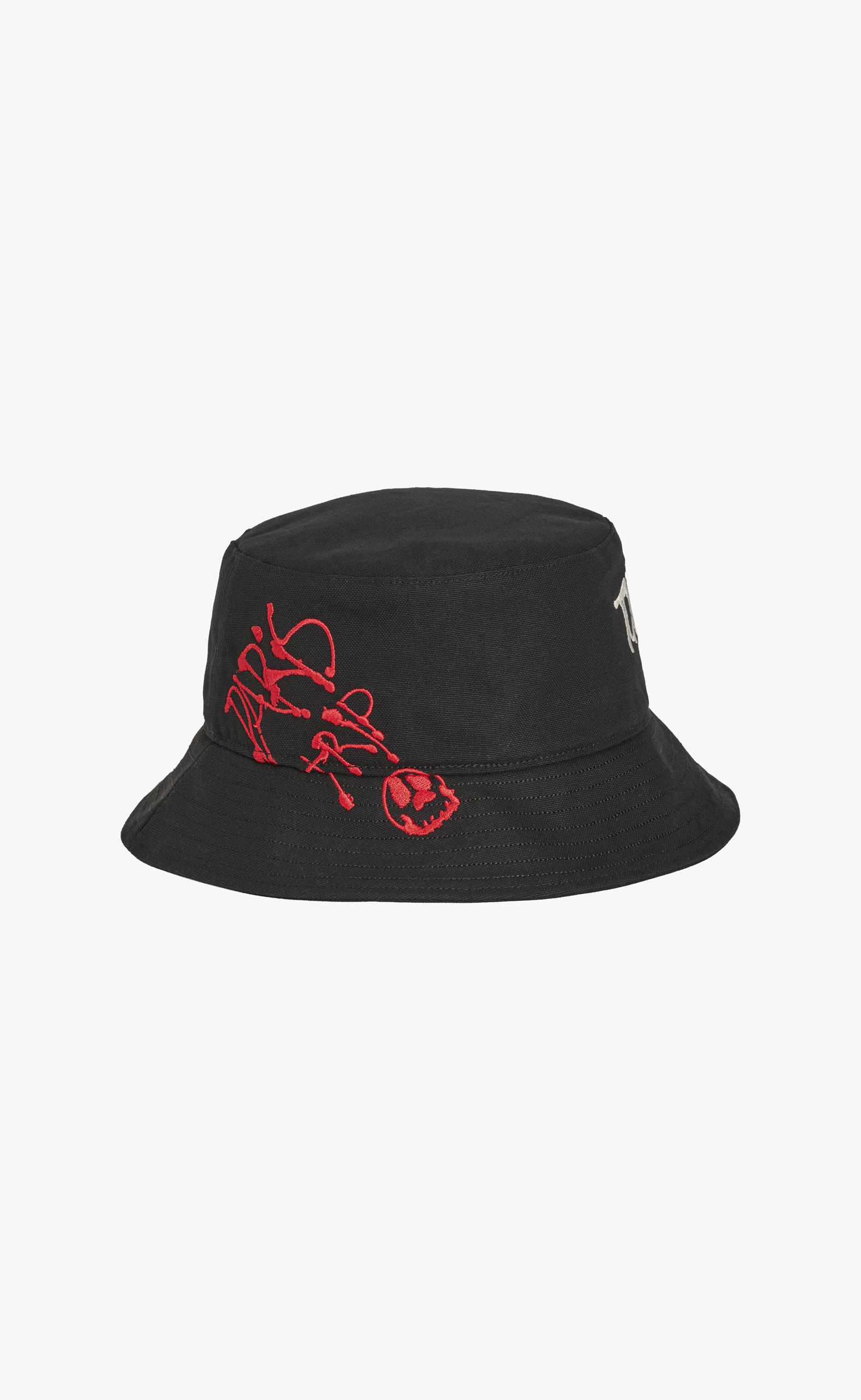 Y-3 CHITO GRAPHIC BUCKET BLACK HAT