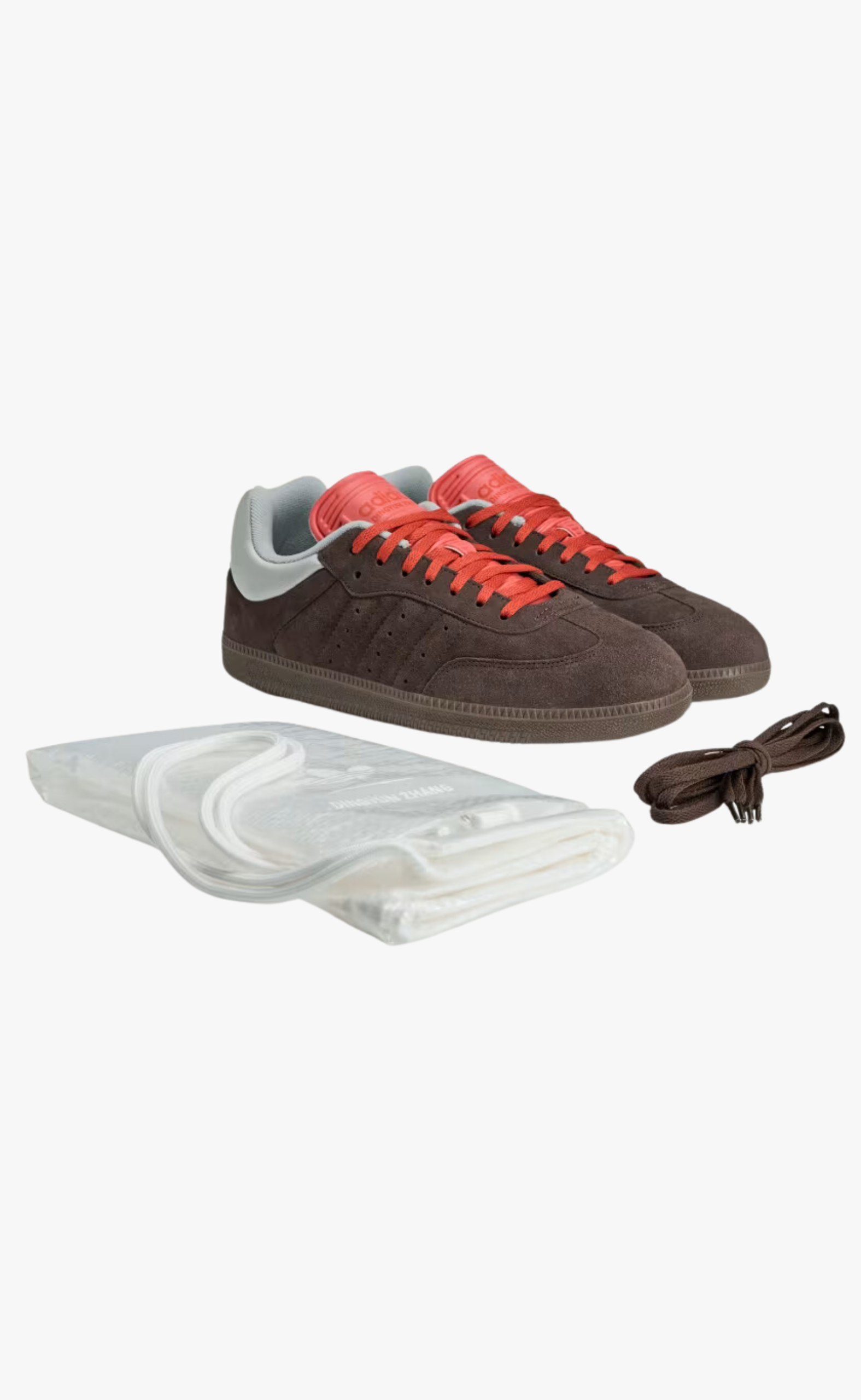 DYZ SAMBA BROWN SURF RED SNEAKER