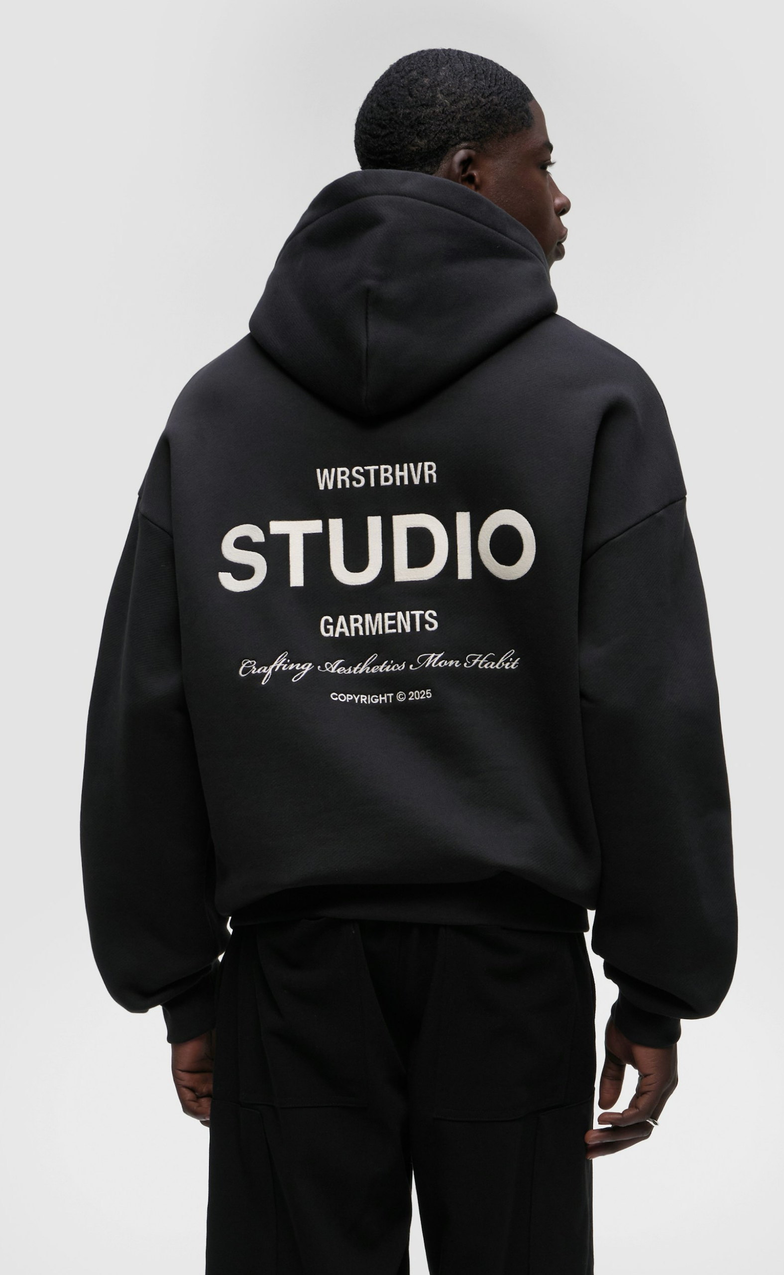 GARM V4 JET BLACK HOODIE