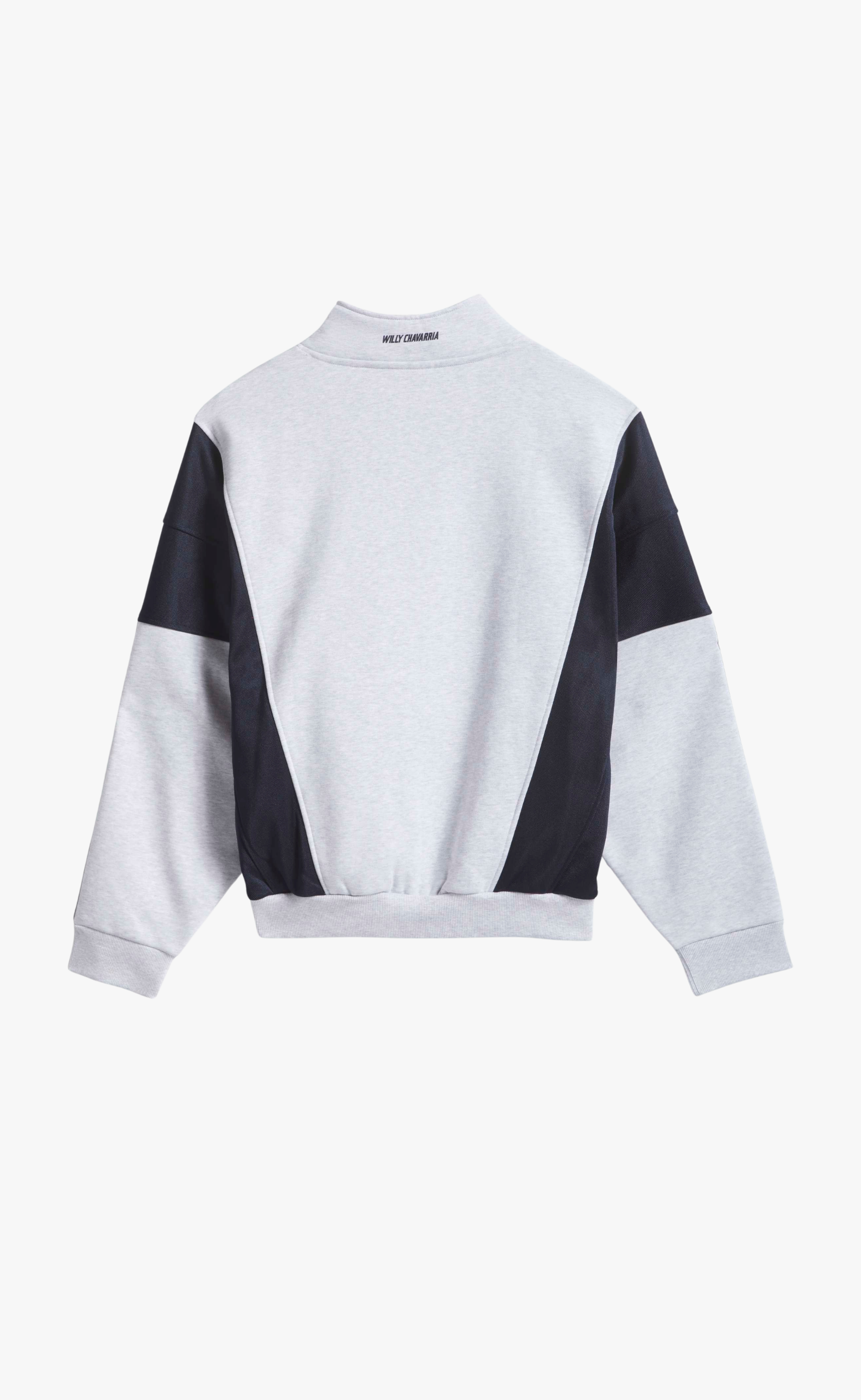 WC WATSONVILLE MOCKNECK LIGHT GREY SWEATER
