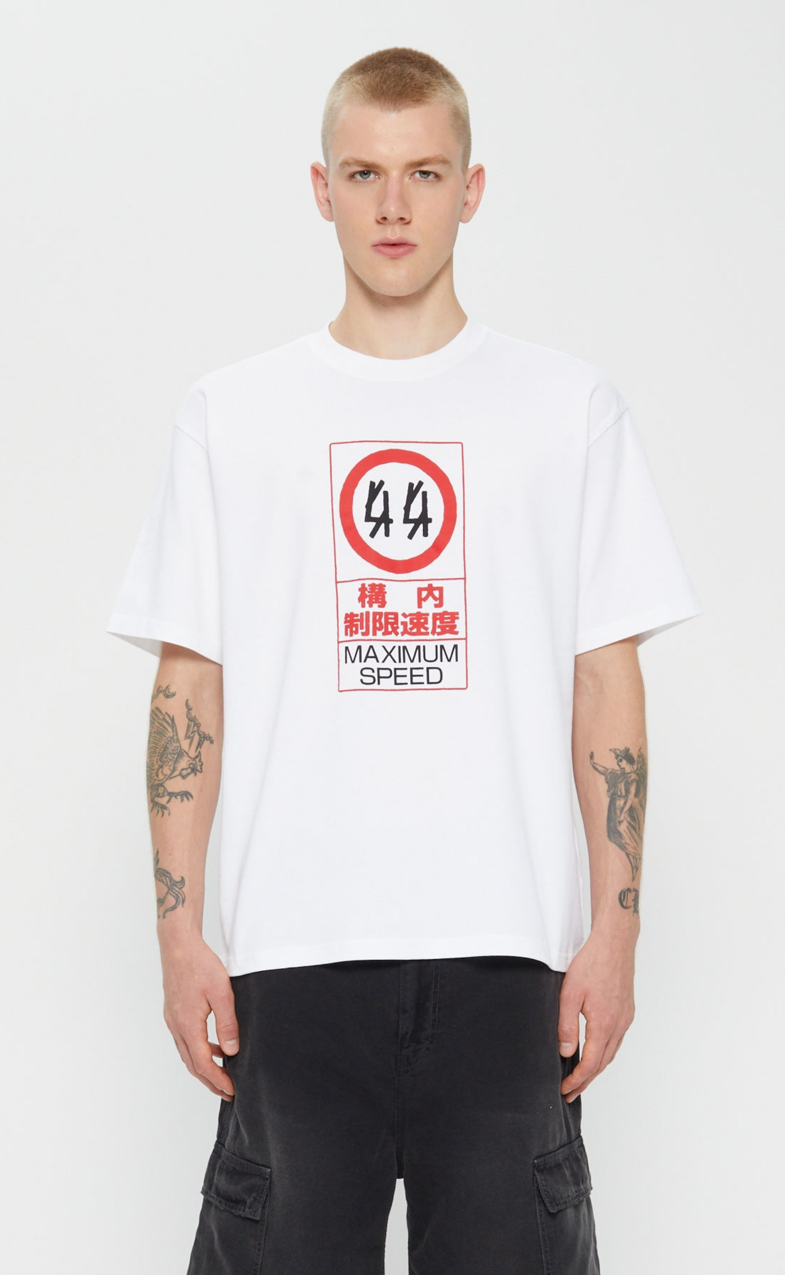 ESTINGUISHER OPTICAL WHITE T-SHIRT