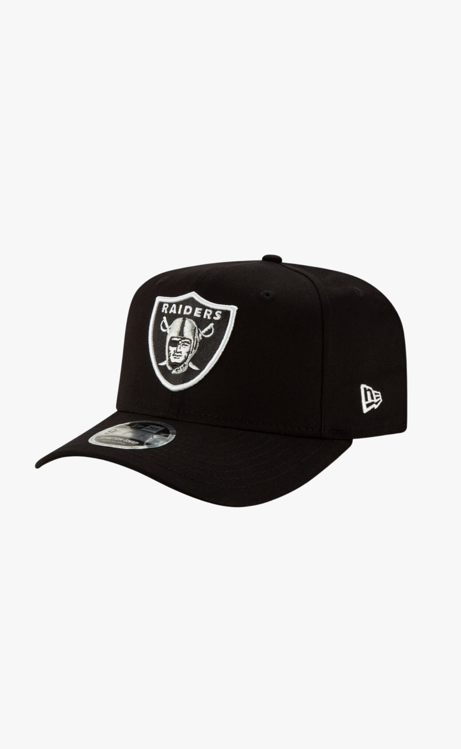 TEAM 9FIFTY STRETCH SNAP BLACK WHITE HAT