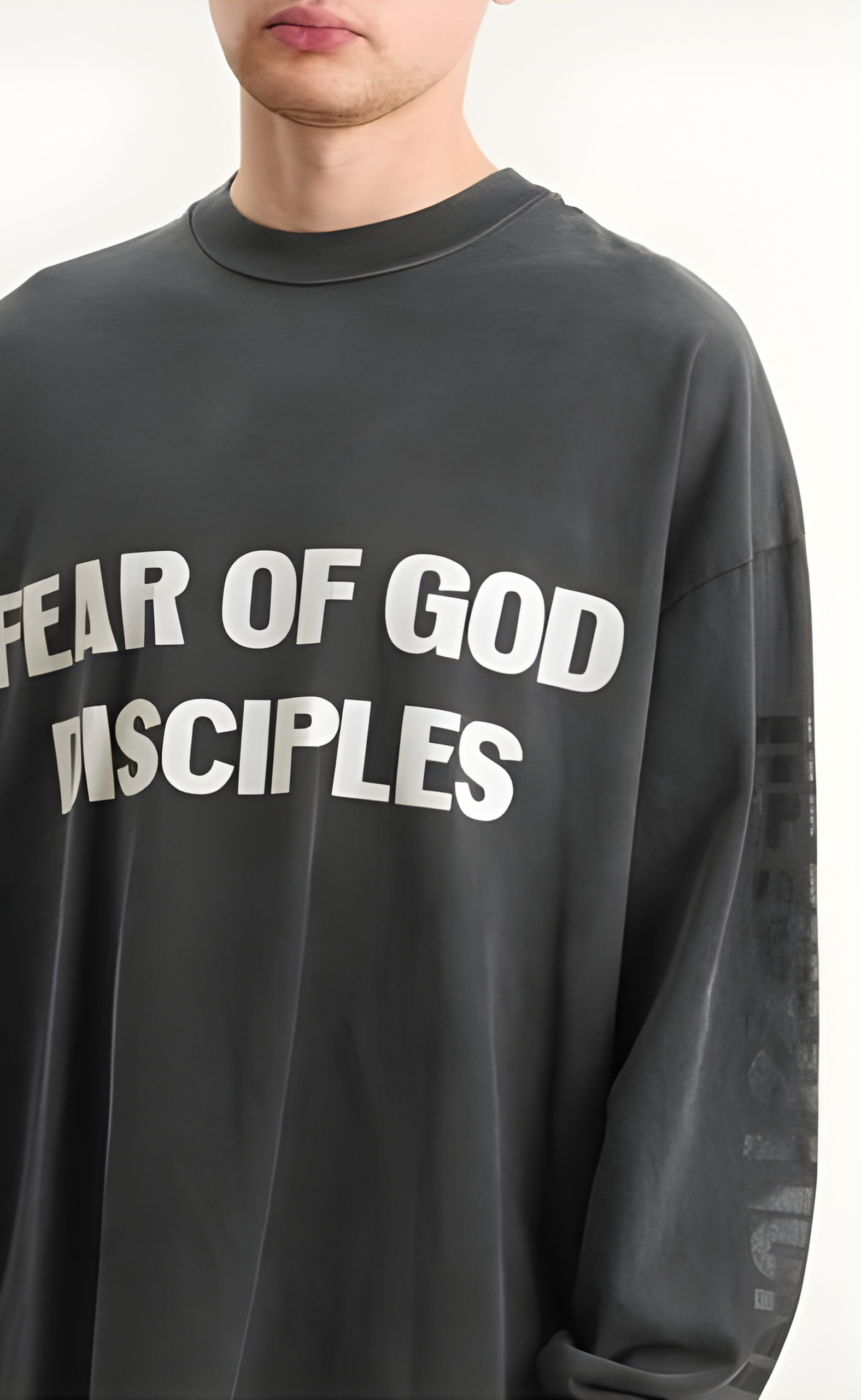 RELAXED DISCIPLE BLACK LONGSLEEVE