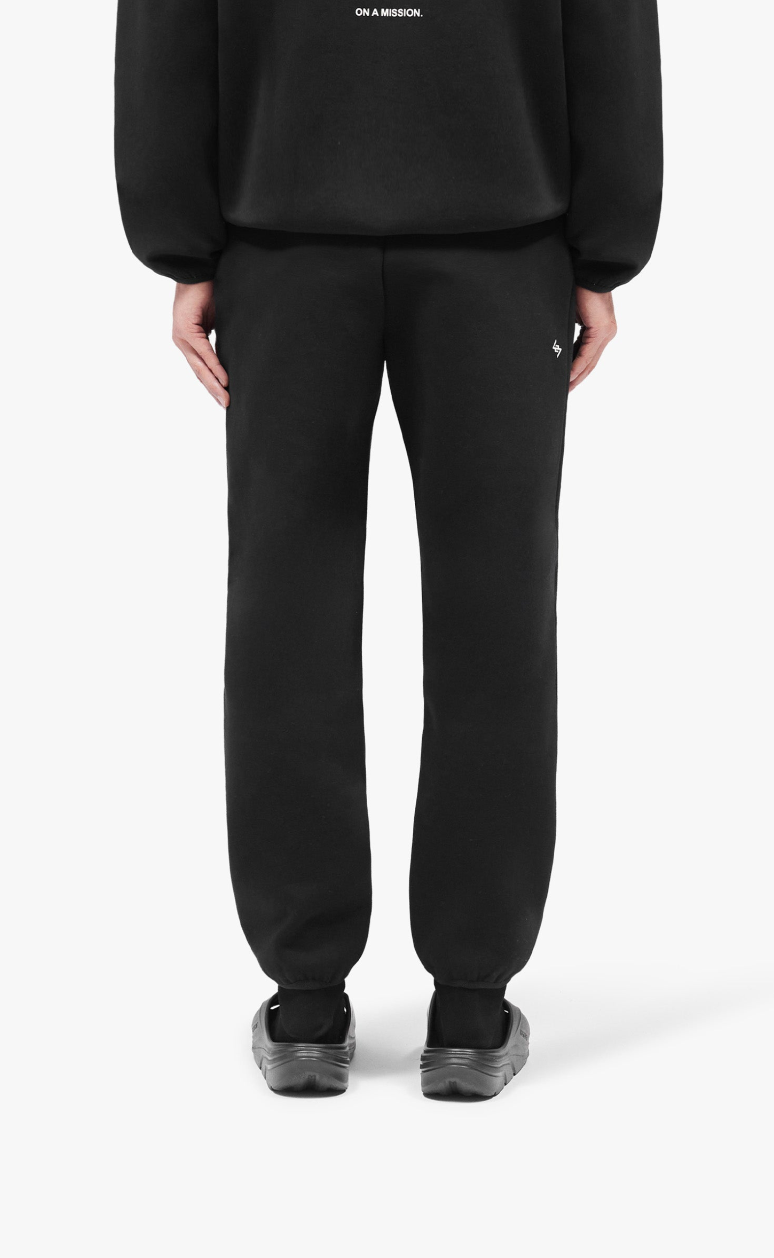 247 NUMBERS JET BLACK SWEATPANTS