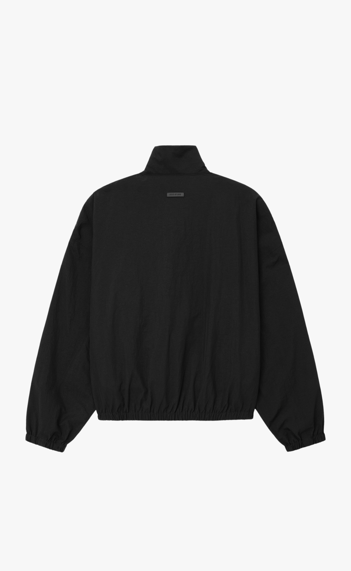 NYLON RIPSTOP TECH TRACK BLACK JACKET