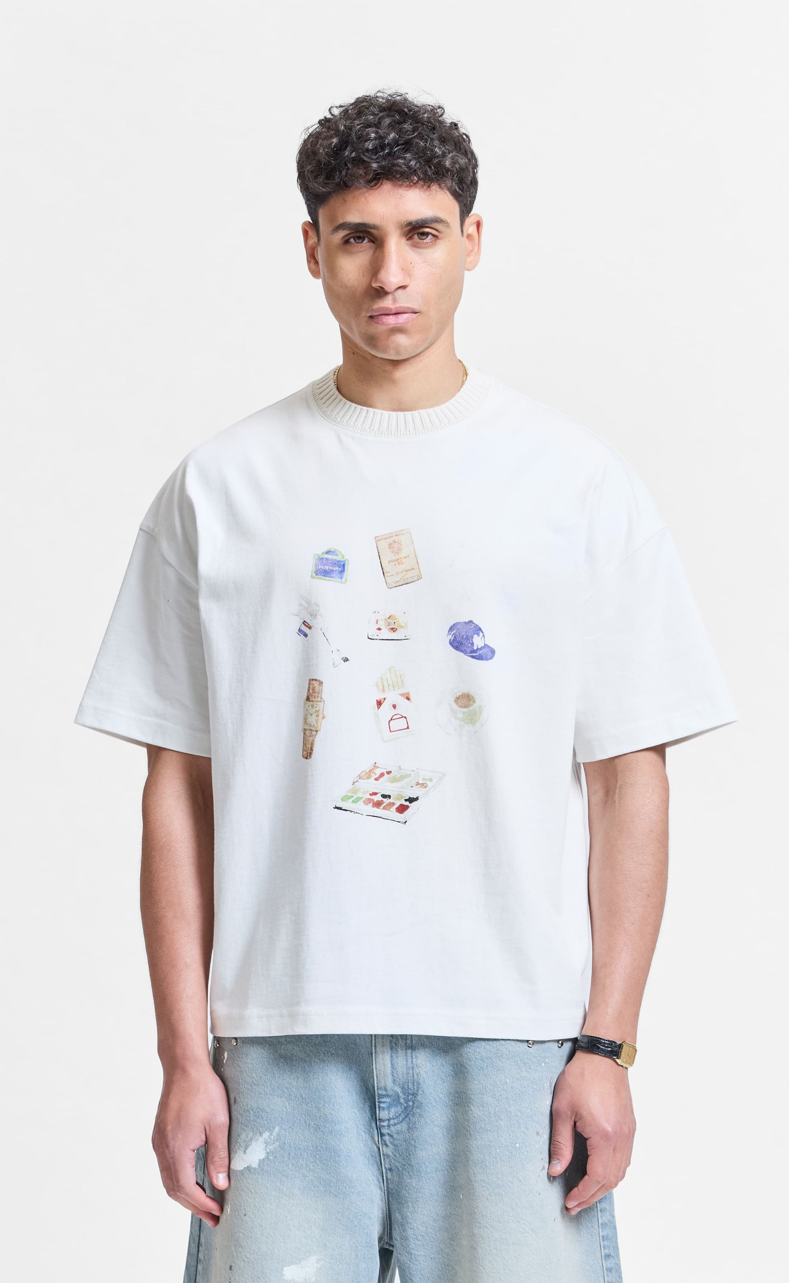 L ICONE OFF WHITE T-SHIRT