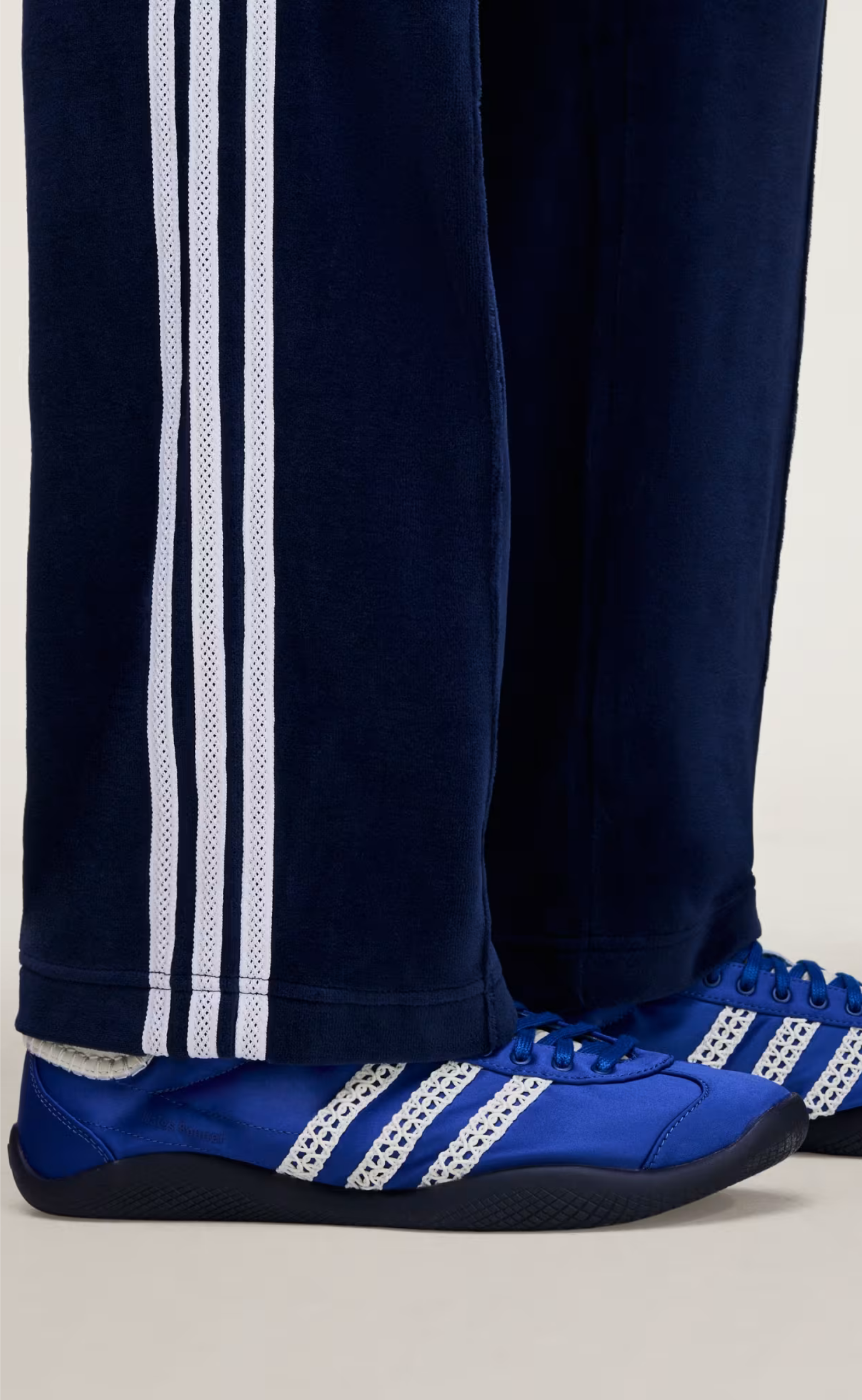 WB VELOUR COLLEGIATE NAVY PANTS