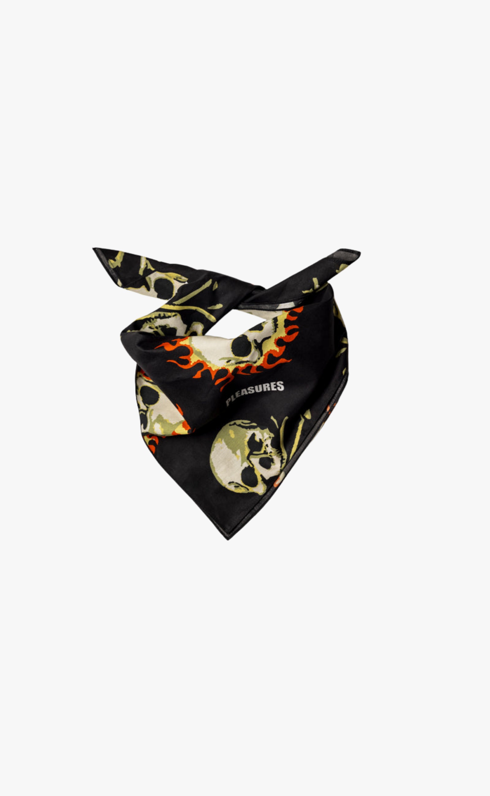 SKULL BLACK BANDANA