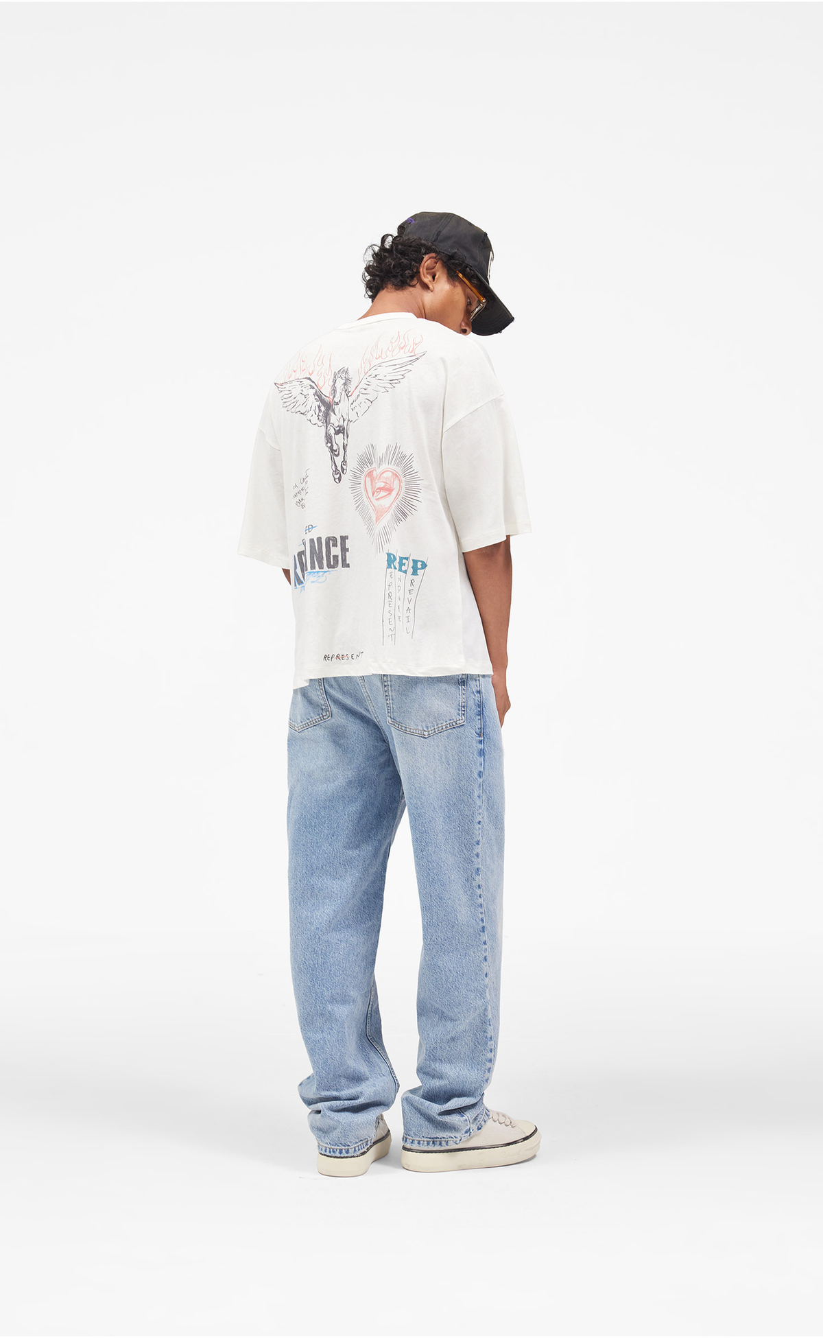 HEAVIER THAN THE HEAVENS ANTIQUE WHITE T-SHIRT