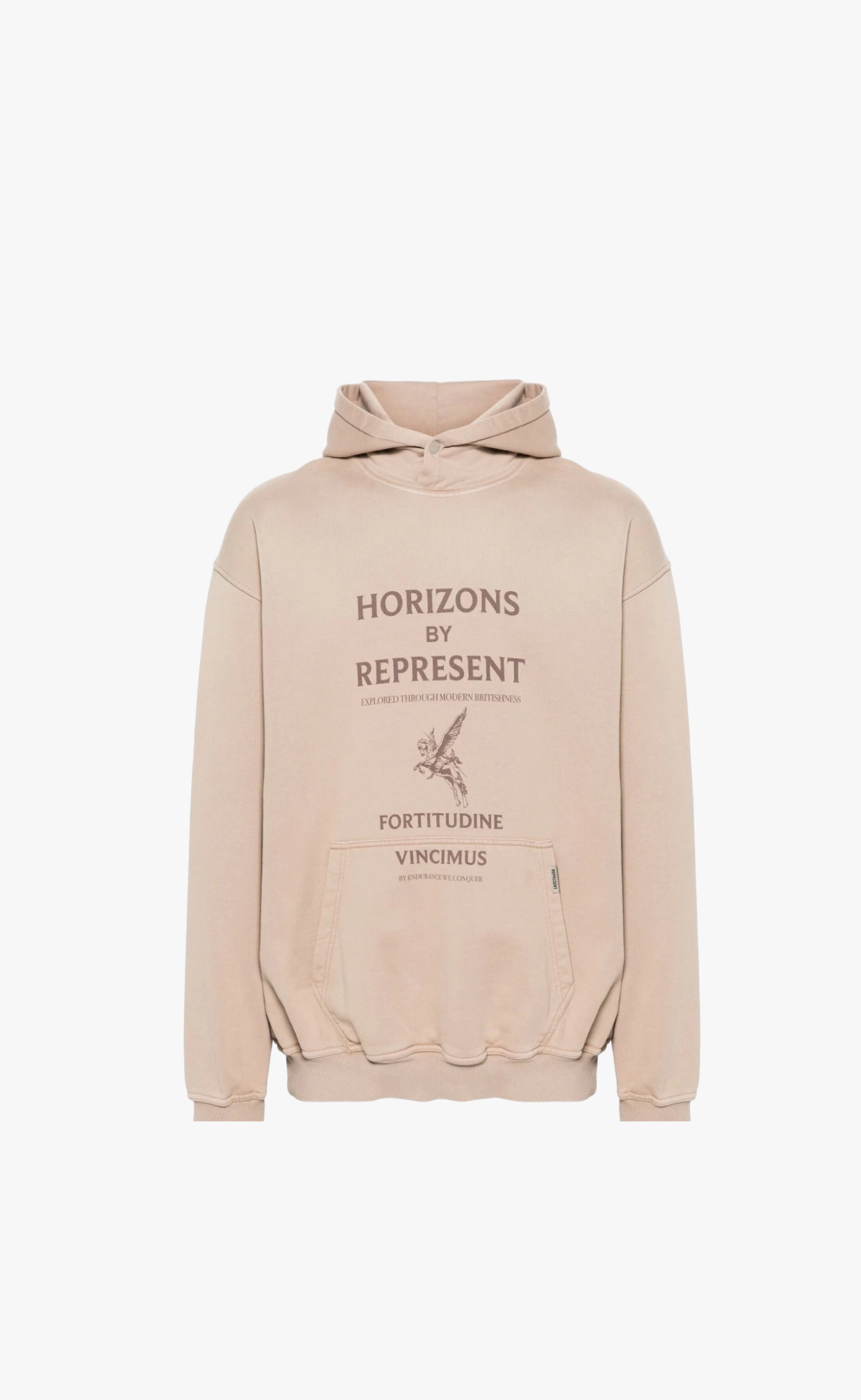 HORIZONS WASHED TAUPE HOODIE