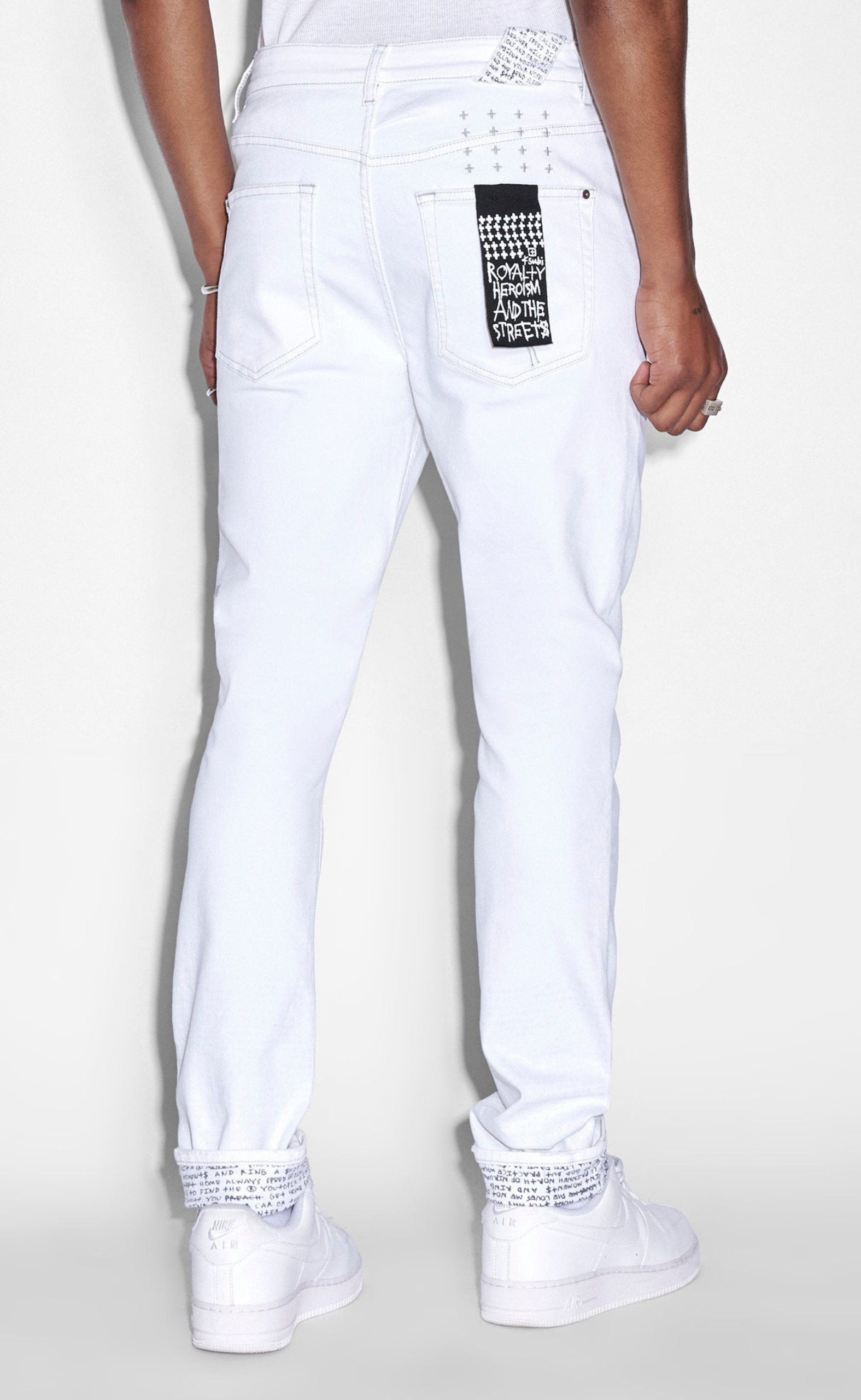 CHITCH NOISE WHITE JEANS