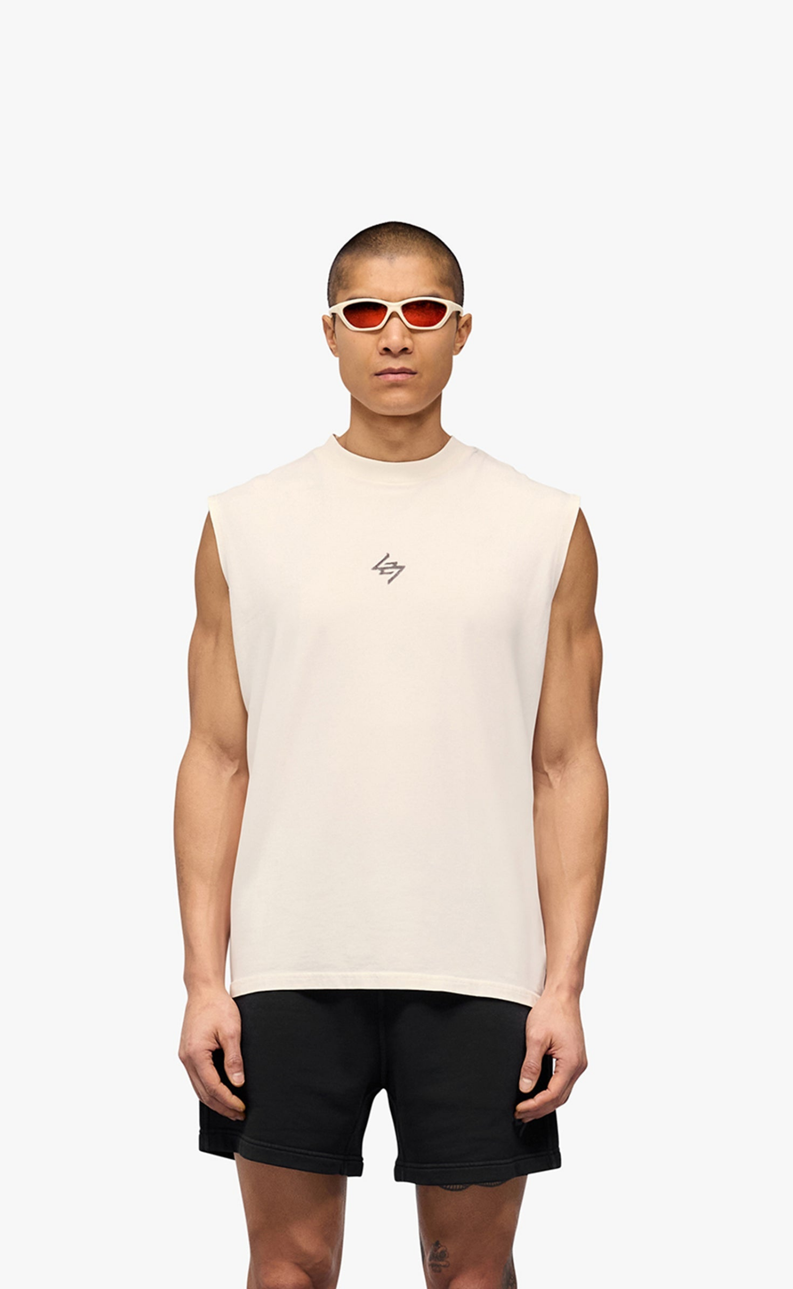 247 MOTION OVERSIZED FLAT WHITE T-SHIRT