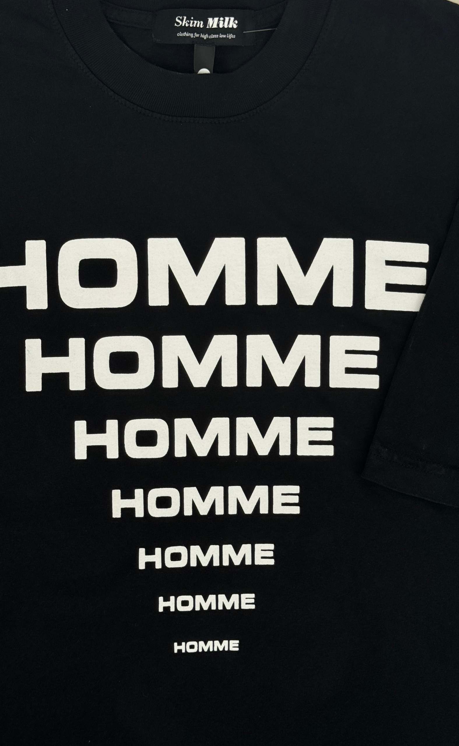 HOMME VT BLACK T-SHIRT