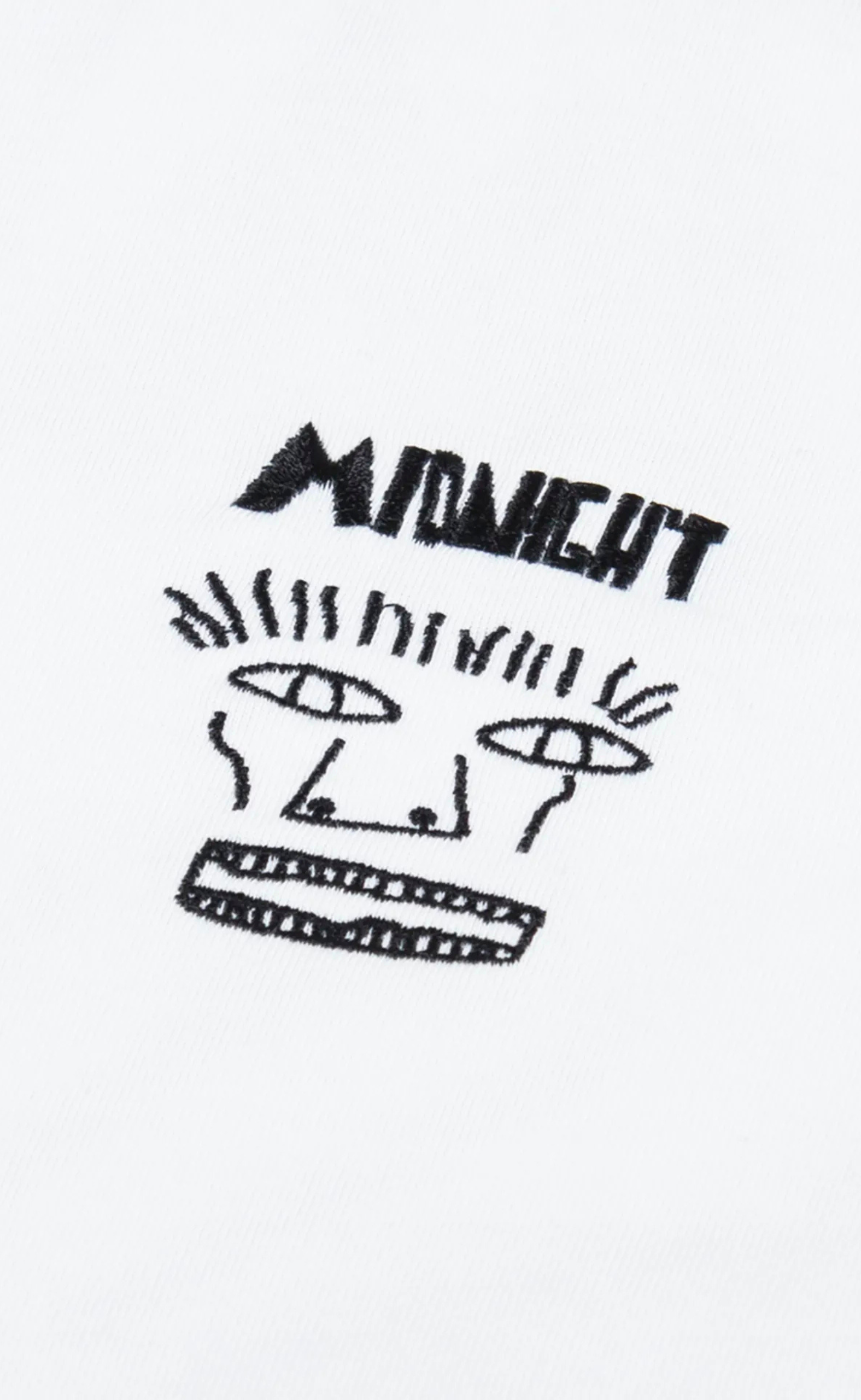 MIDNIGHT LOGO WHITE T-SHIRT