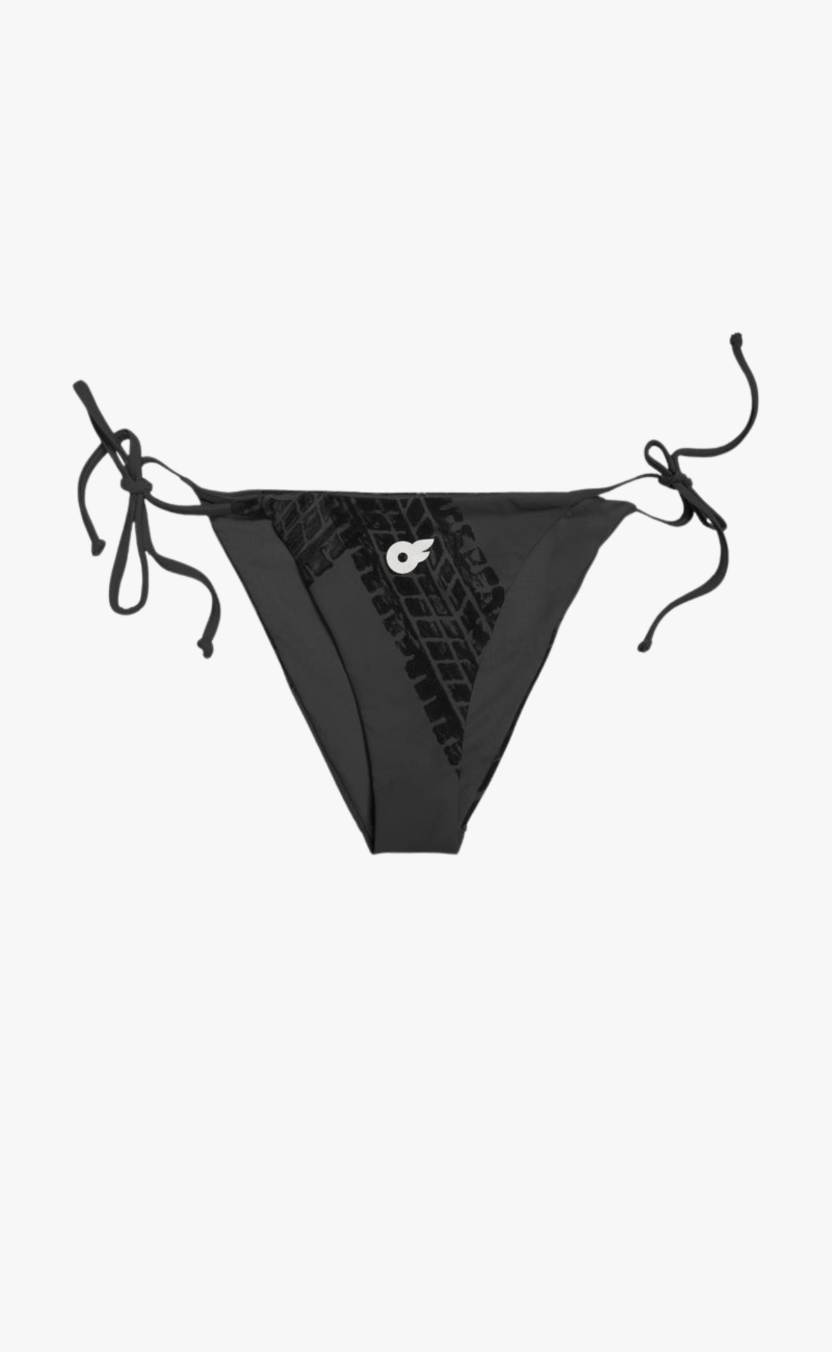 TIRE BOTTOM BLACK BIKINI