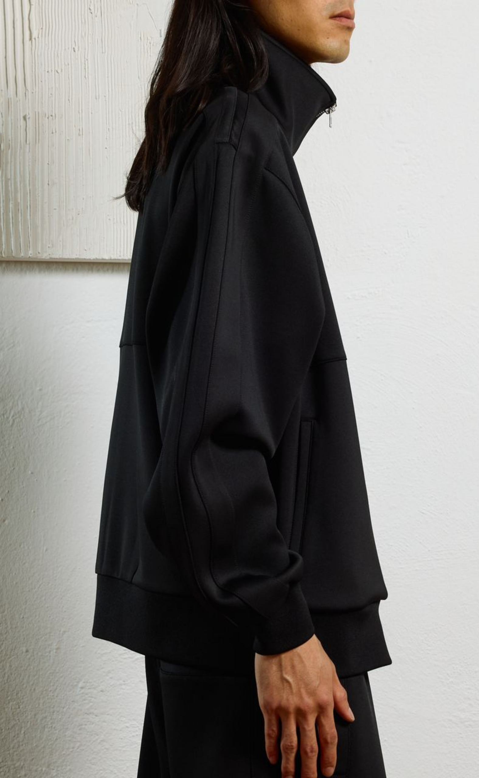 FOREVER BLACK TRACK JACKET