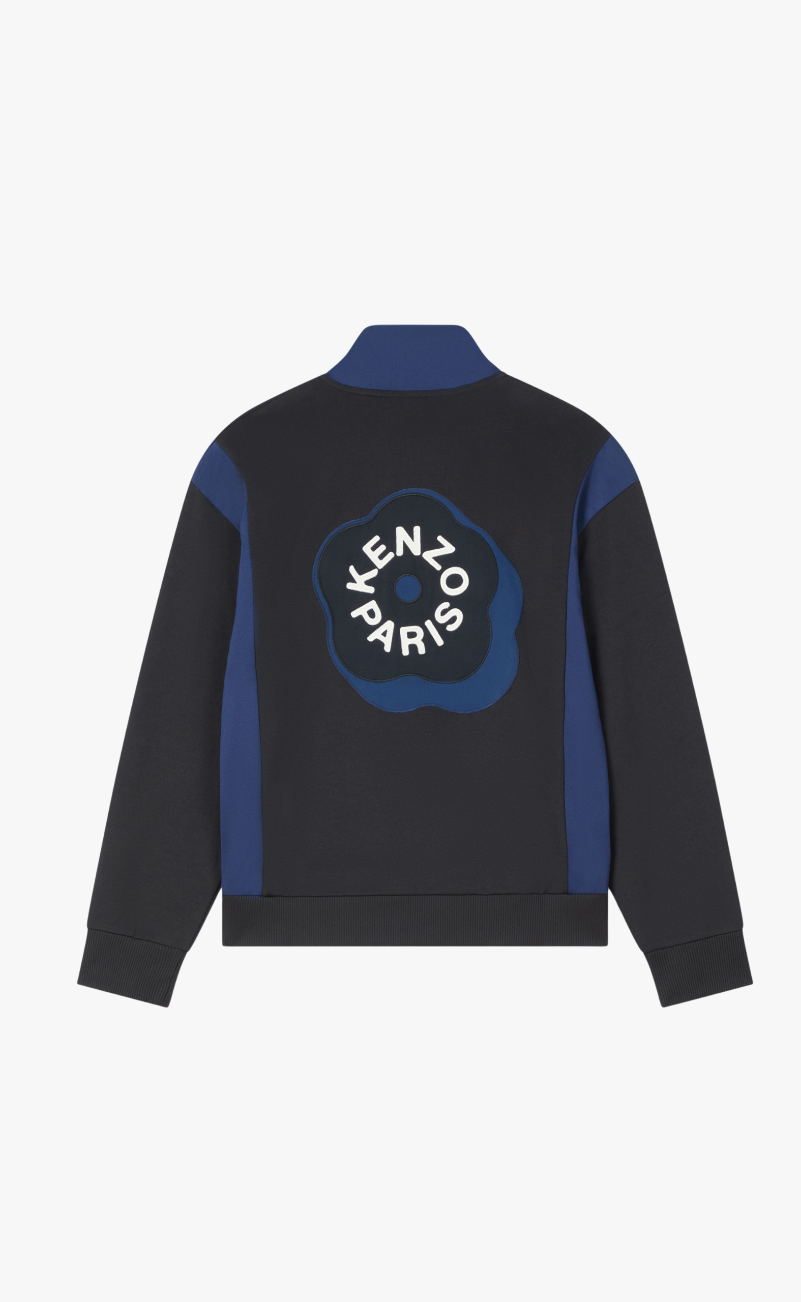 BOKE FLOWER 2.0 EMBROIDERED TRACK BLACK JACKET