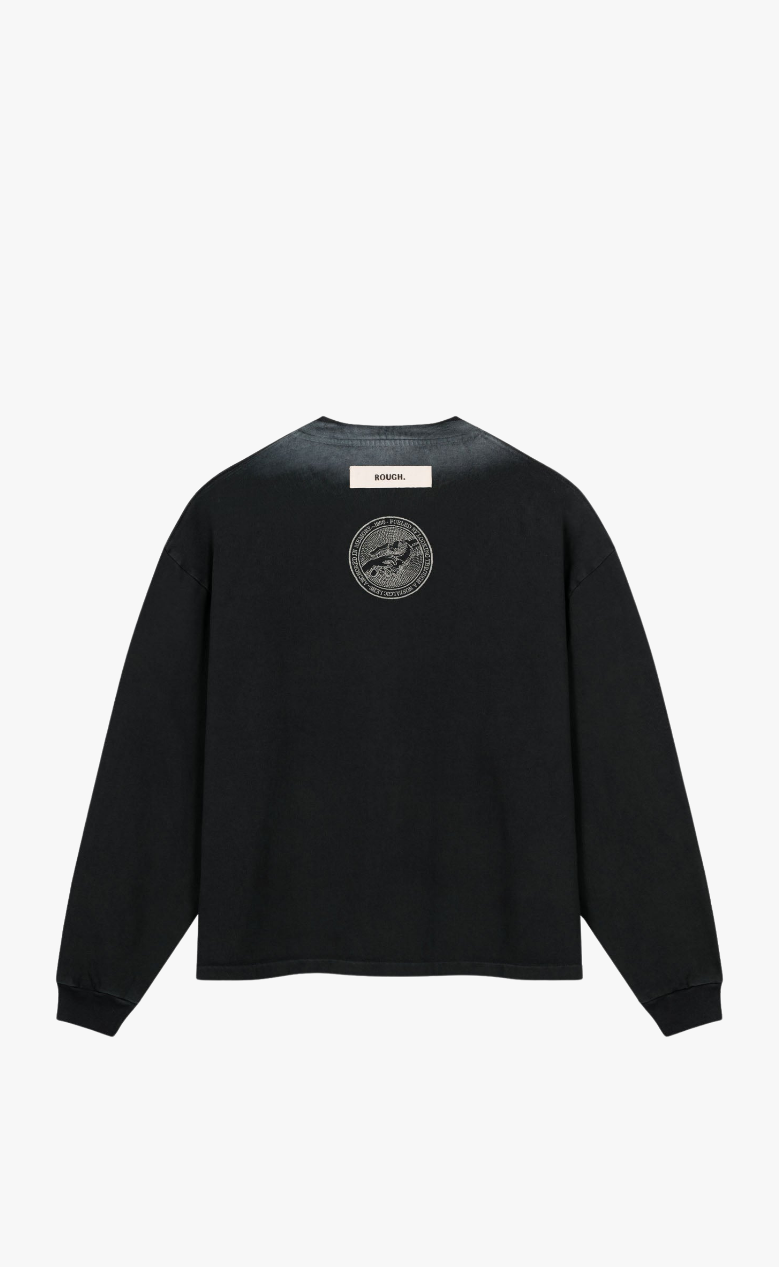 BOND EMBLEM BLACK WASHED LONGSLEEVE