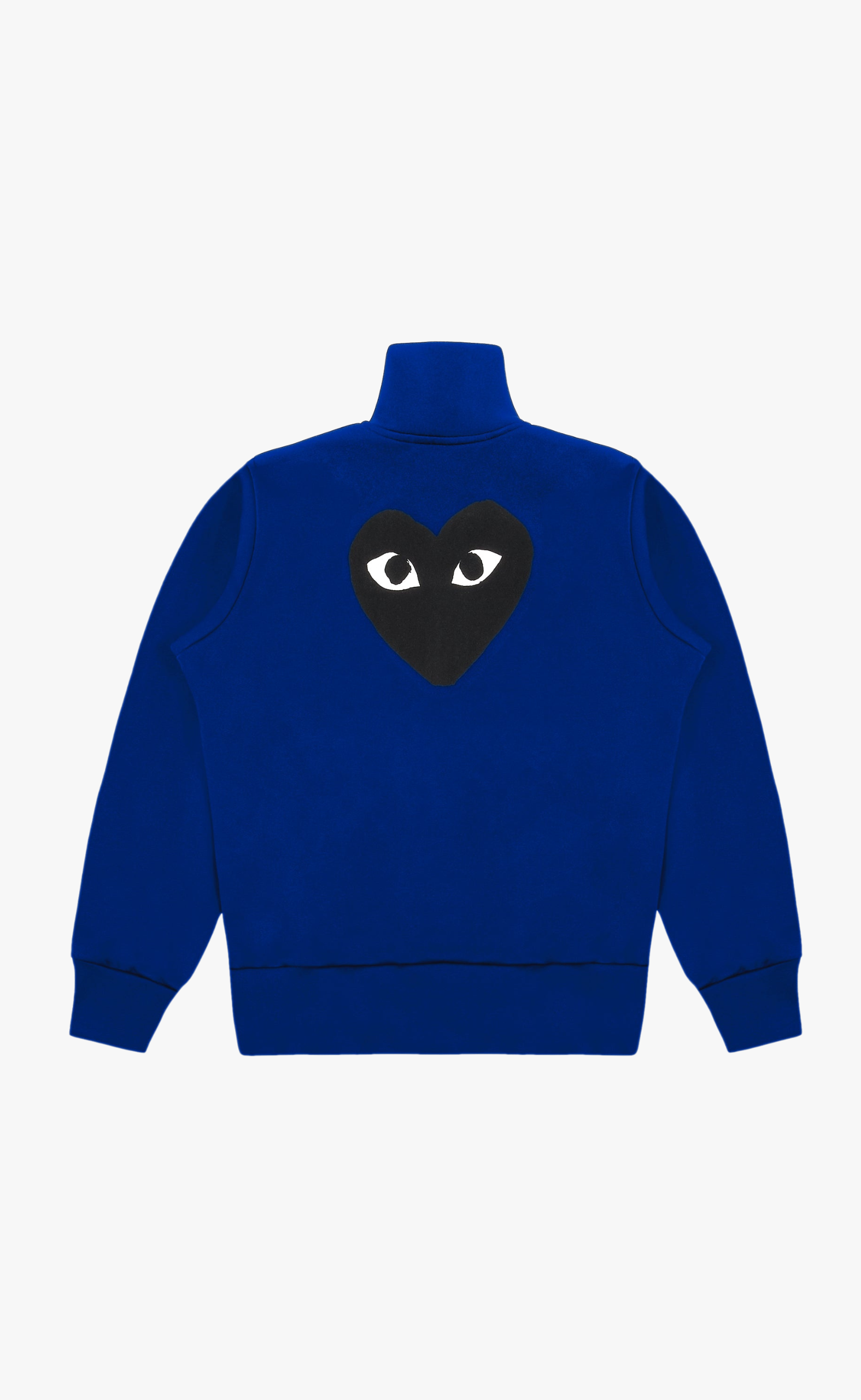 SWEATSHIRT BLACK EMBLEM ZIP NAVY HOODIE