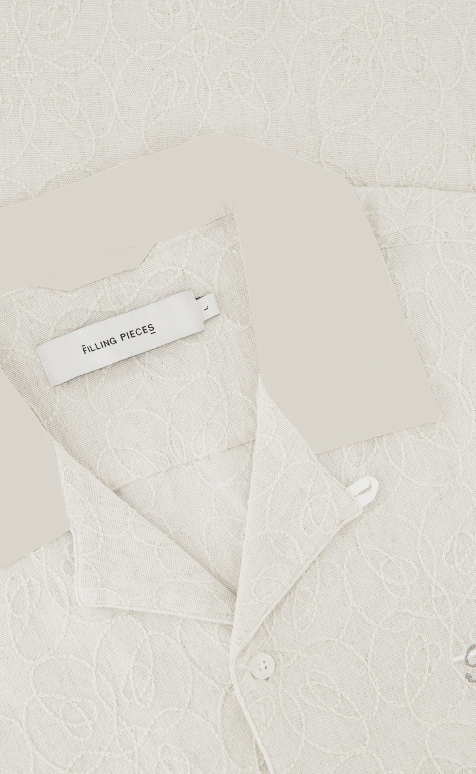 RESORT SHIRT PETAL ECRU