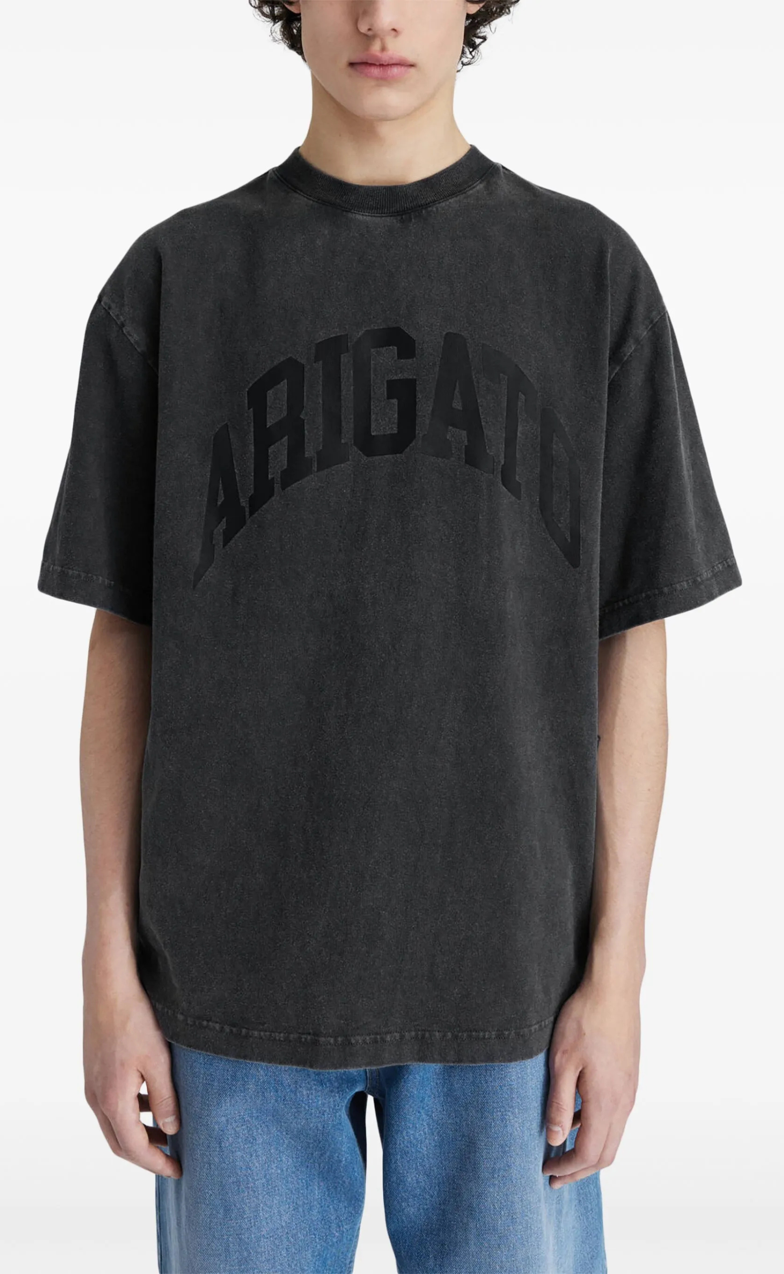 LINK WASHED BLACK T-SHIRT